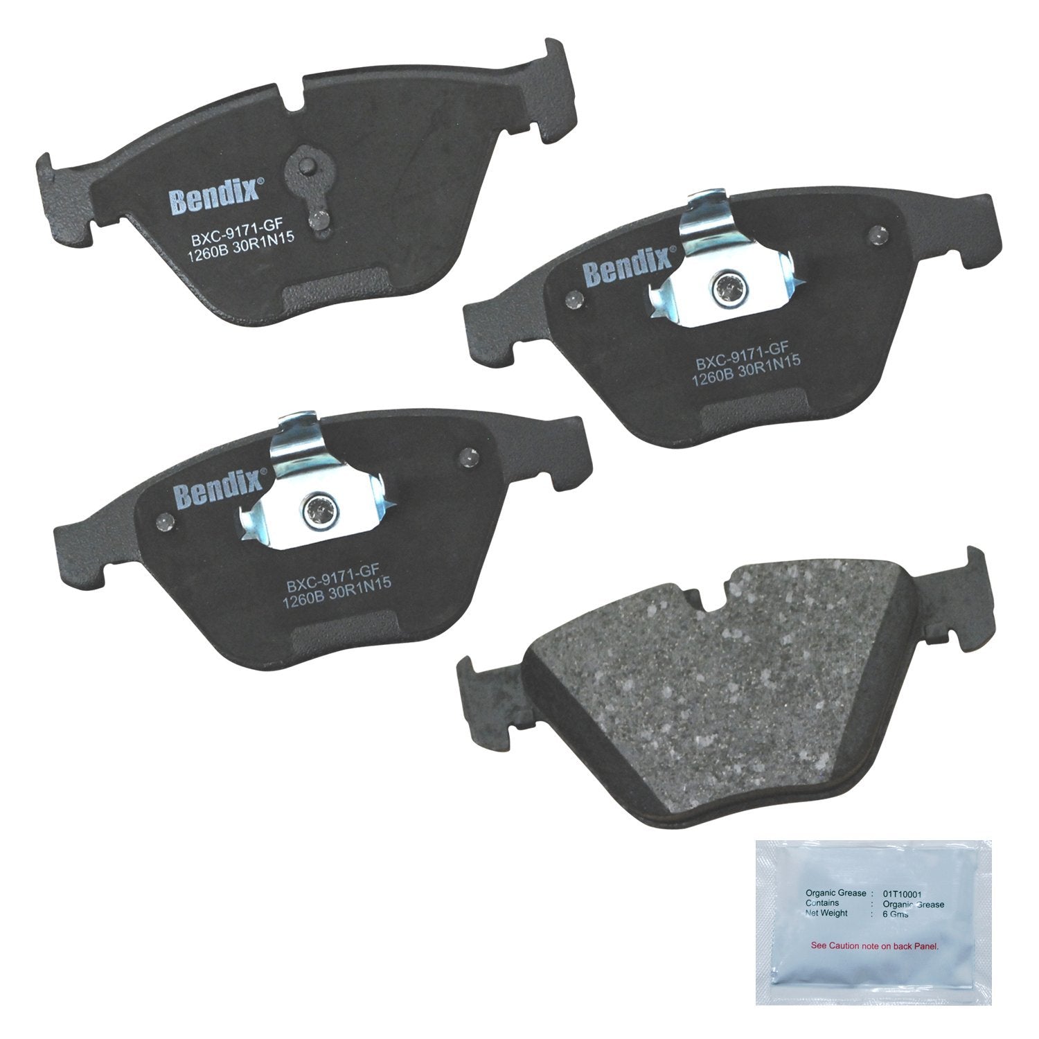 Bendix Priority1 Cfc1260B Ceramic Front Brake Pads For Bmw 335D 2011, 335Is 2013, X1 2014, Z4 2012-2011, Z4 2016-2015