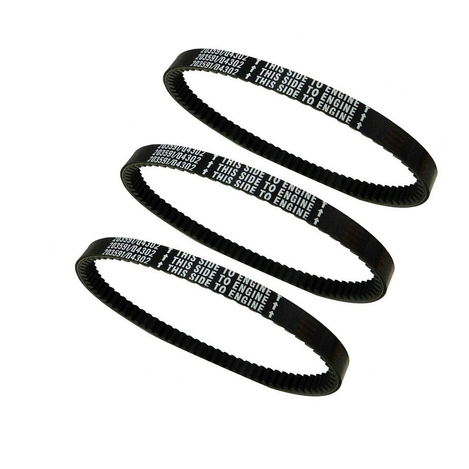 Partman 3 Sets 30 Series Go Kart Belt Replaces Fit For Comet 203591 Manco Yerf Dog Q43203W