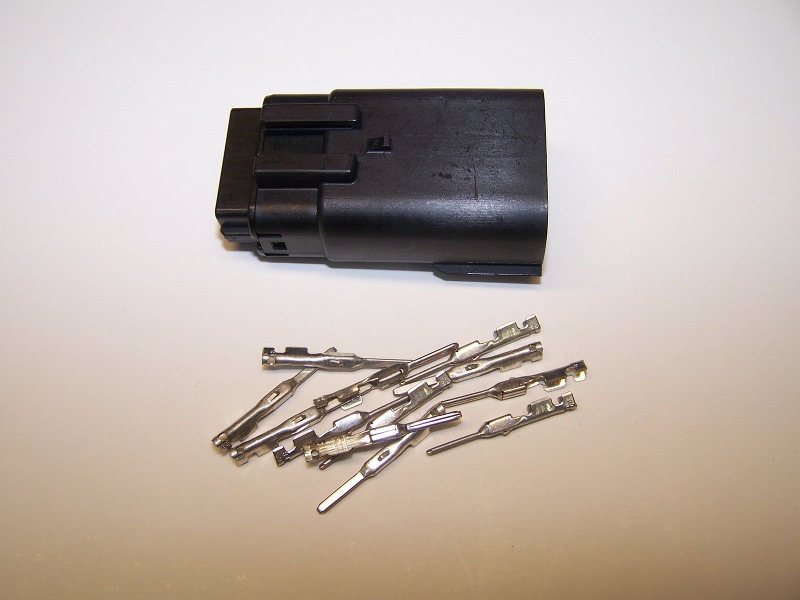 Molex (1) 12X Male Connector And Terminals, Switch Wiring, Crimp, Mx150 Sealed Connector System, Harley Davidson, Cat, Automobil