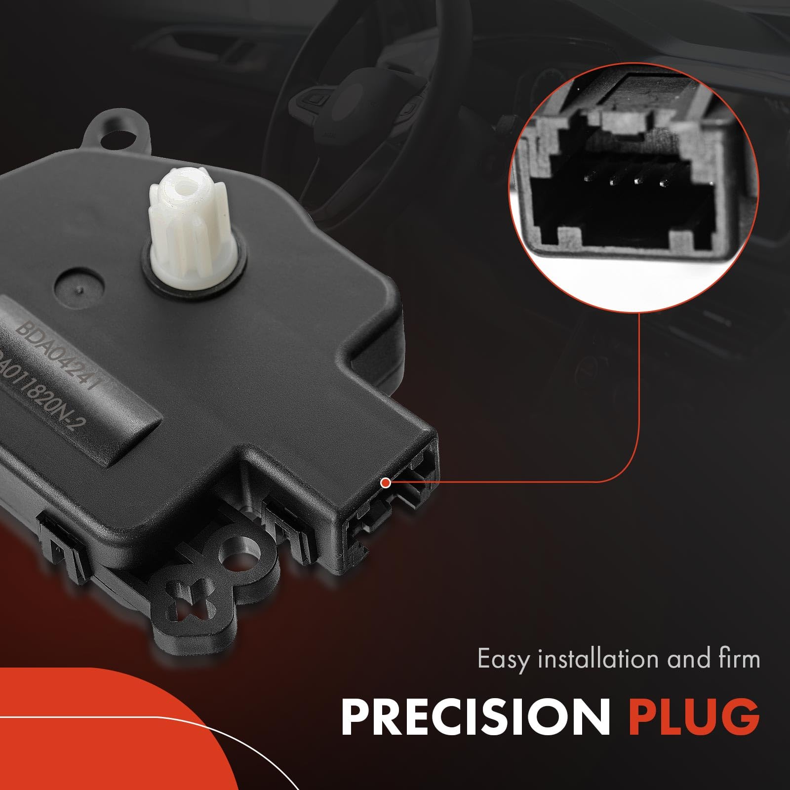 A-Premium Hvac Heater Blend Door Actuator Compatible With Ford F-150, Expedition, Escape, C-Max & Lincoln Navigator & Mazda Trib