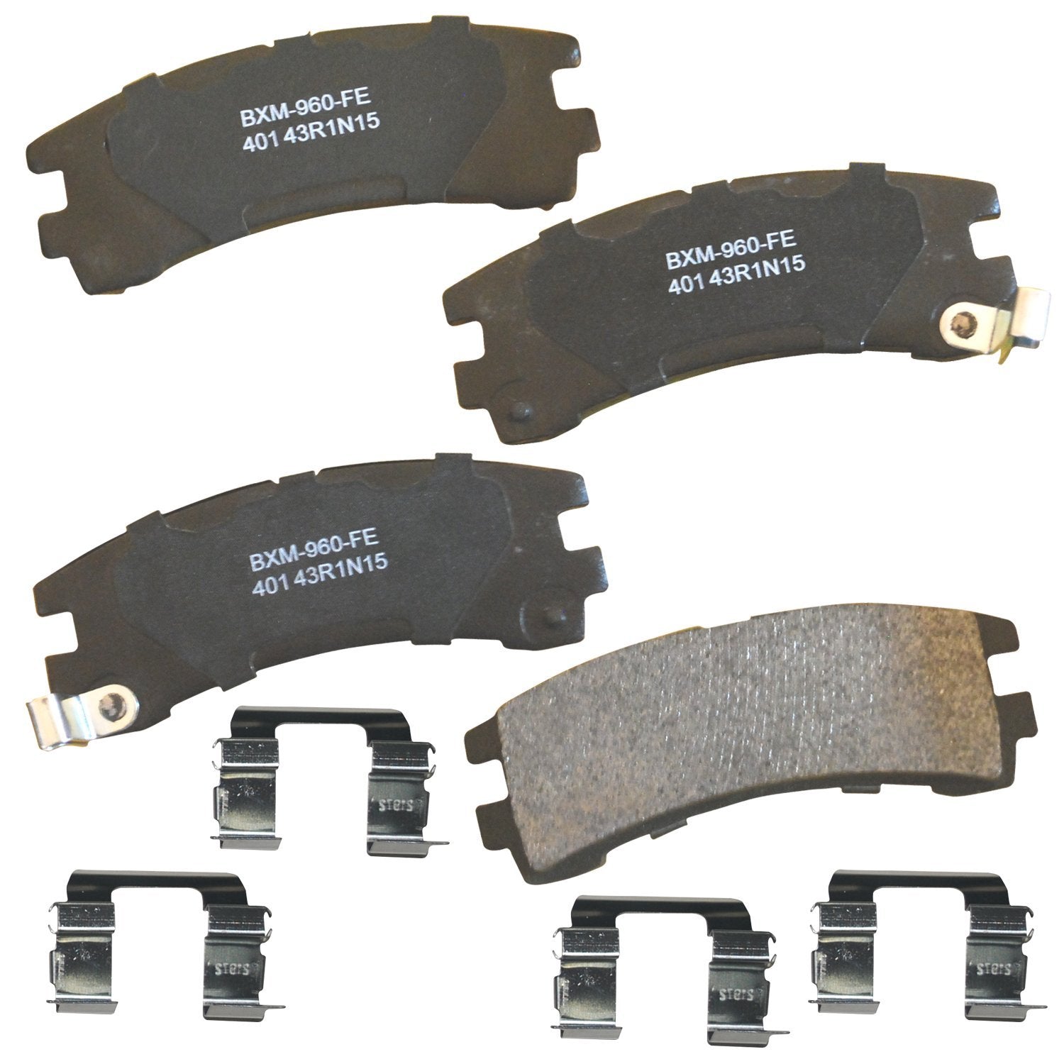 Bendix Premium Sbm401 Semi-Metallic Rear Brake Pads For Nissan Pathfinder 1995-1988