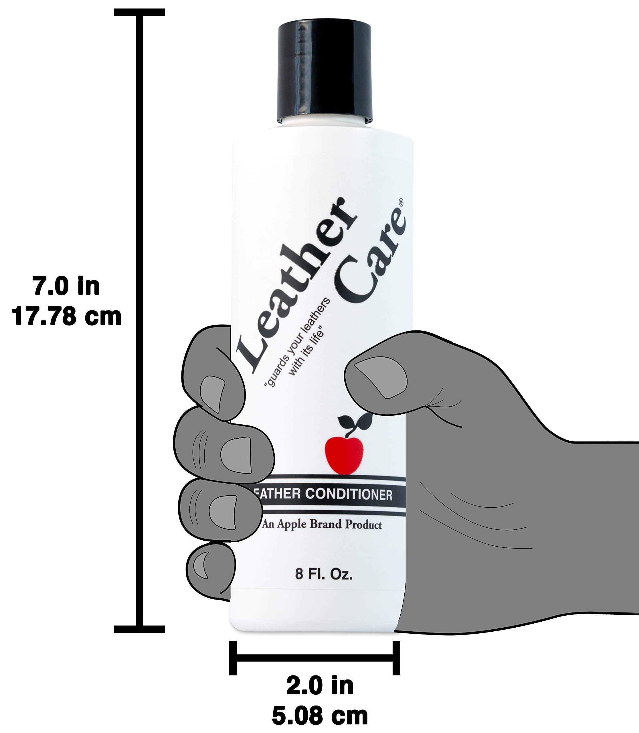 Apple Leather Care Leather Conditioner 8Oz Bottle