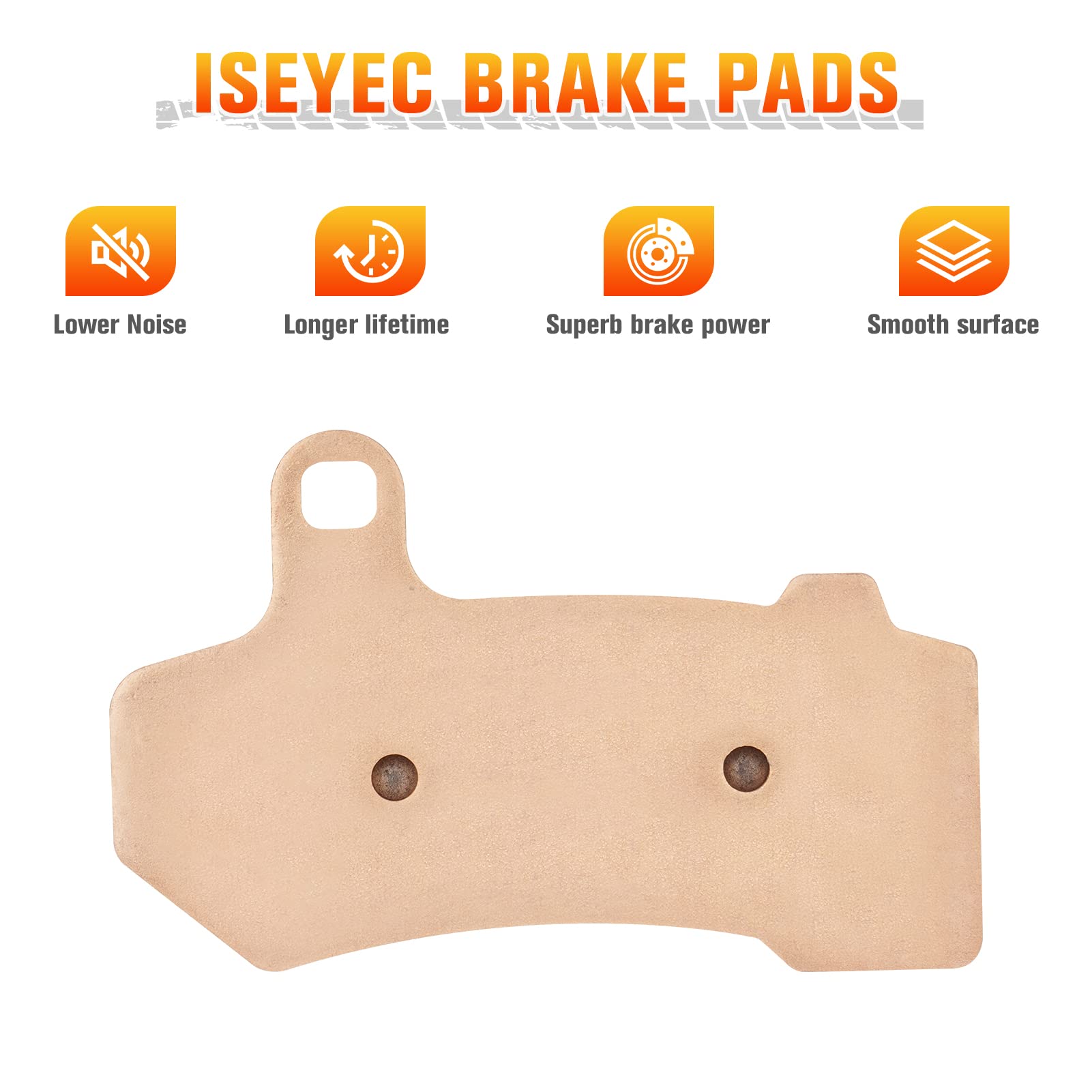 Front & Rear Brake Pads Sintered For Harley Davidson Flhr Road King Flhx Street Glide,08-20 Flhtcu Ultra Classic Electra Glide Vrscdx Night Rod, Road Glide Fltrx Limited Flhxs Street Glide Special