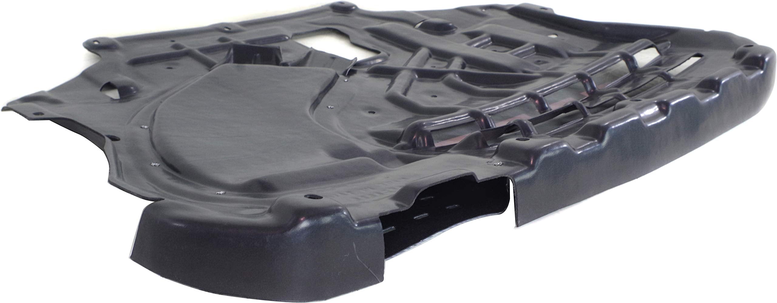 Evan Fischer Front Engine Splash Shield for 2013-2019 Ford Escape, 2015-2019 Lincoln MKC, Black, Durable Plastic