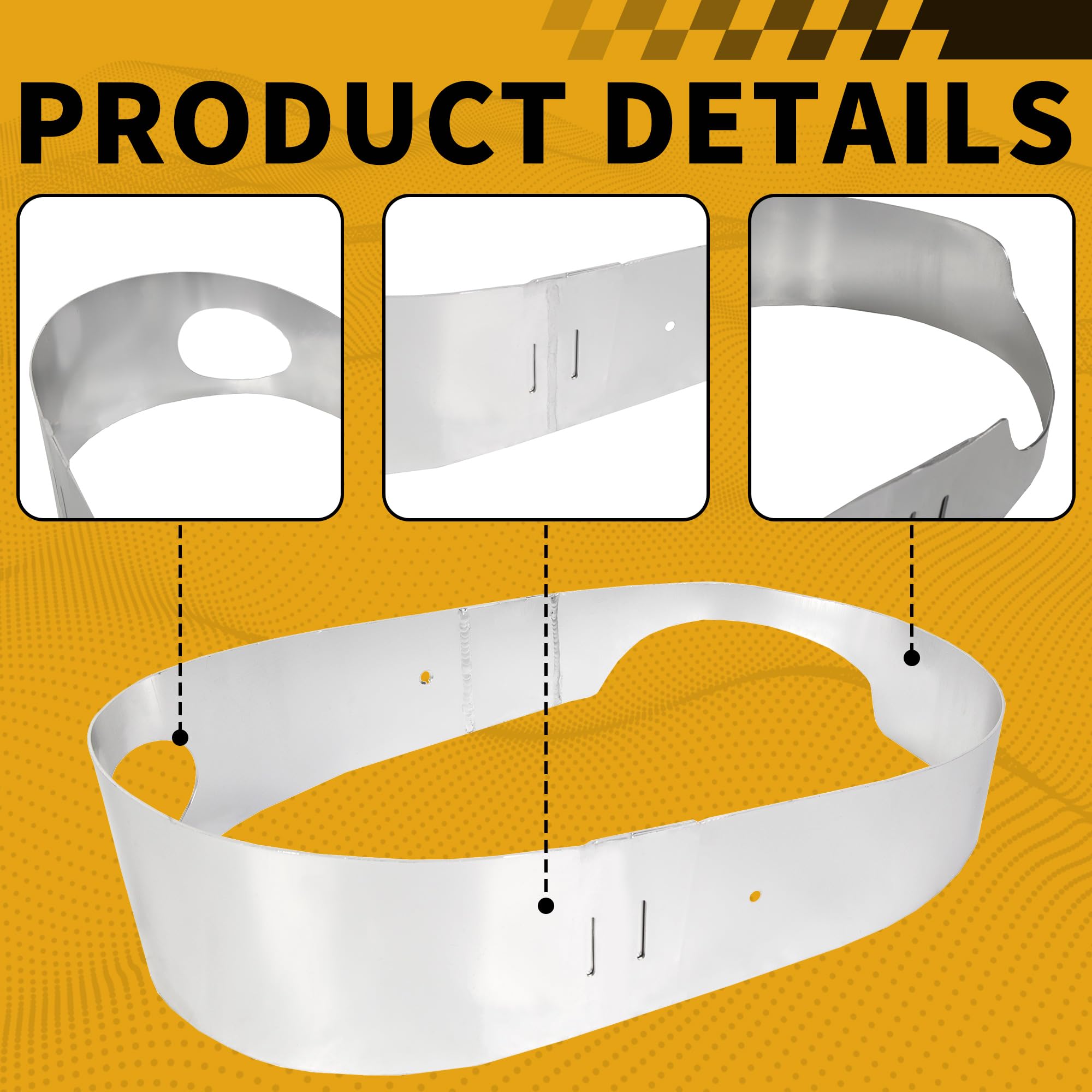 ECOTRIC Clutch Cover Belt Guard Protector Compatible with 2017-2023 Can am Maverick X3 All Models Inner Cluth Housing Liner Aluminum