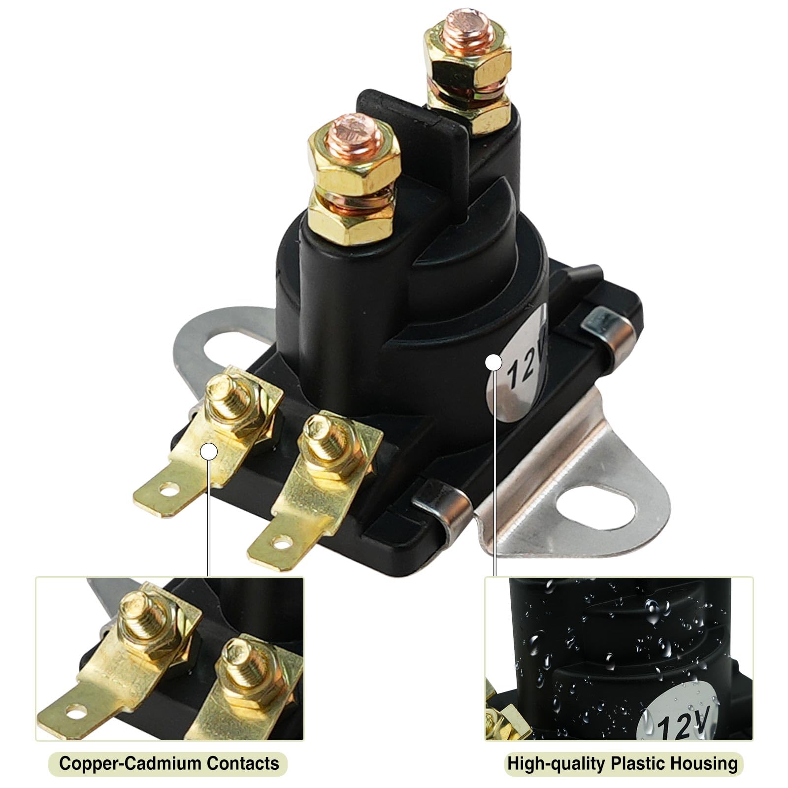 12V Starter Power Trim Solenoid Tilt Trim Solenoid Compatible with Mercury Mariner Mercruiser Outboard Motor 35 HP-275 HP 89-961