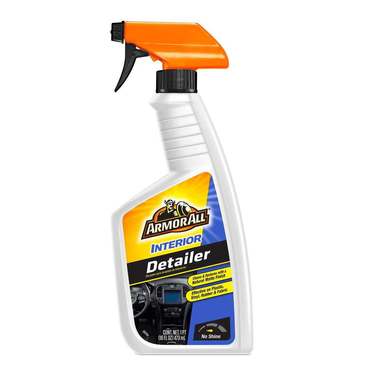 Armor All Interior Car Cleaner Formula, Detailer For Cars, Truck, Motorcycle, 16 Fl Oz, Pack Of 6, 78173-6Pk