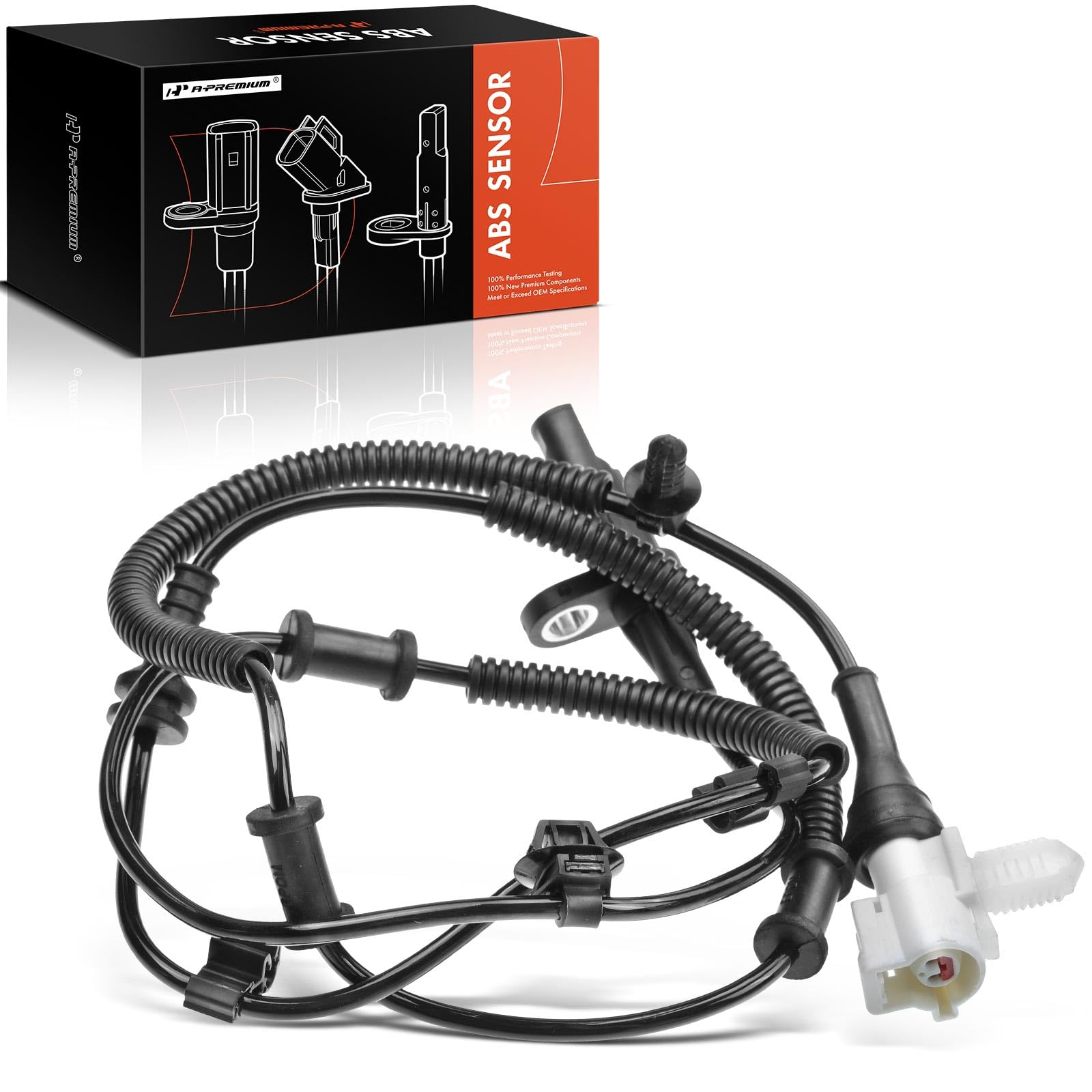 A-Premium Rear Left ABS Wheel Speed Sensor Compatible with Ford F-150 F150 2009-2010, 4.6L/5.4L, Pickup - Rear Left Driver Side, Replace# 9L3Z2C191A, AL3Z2C190D