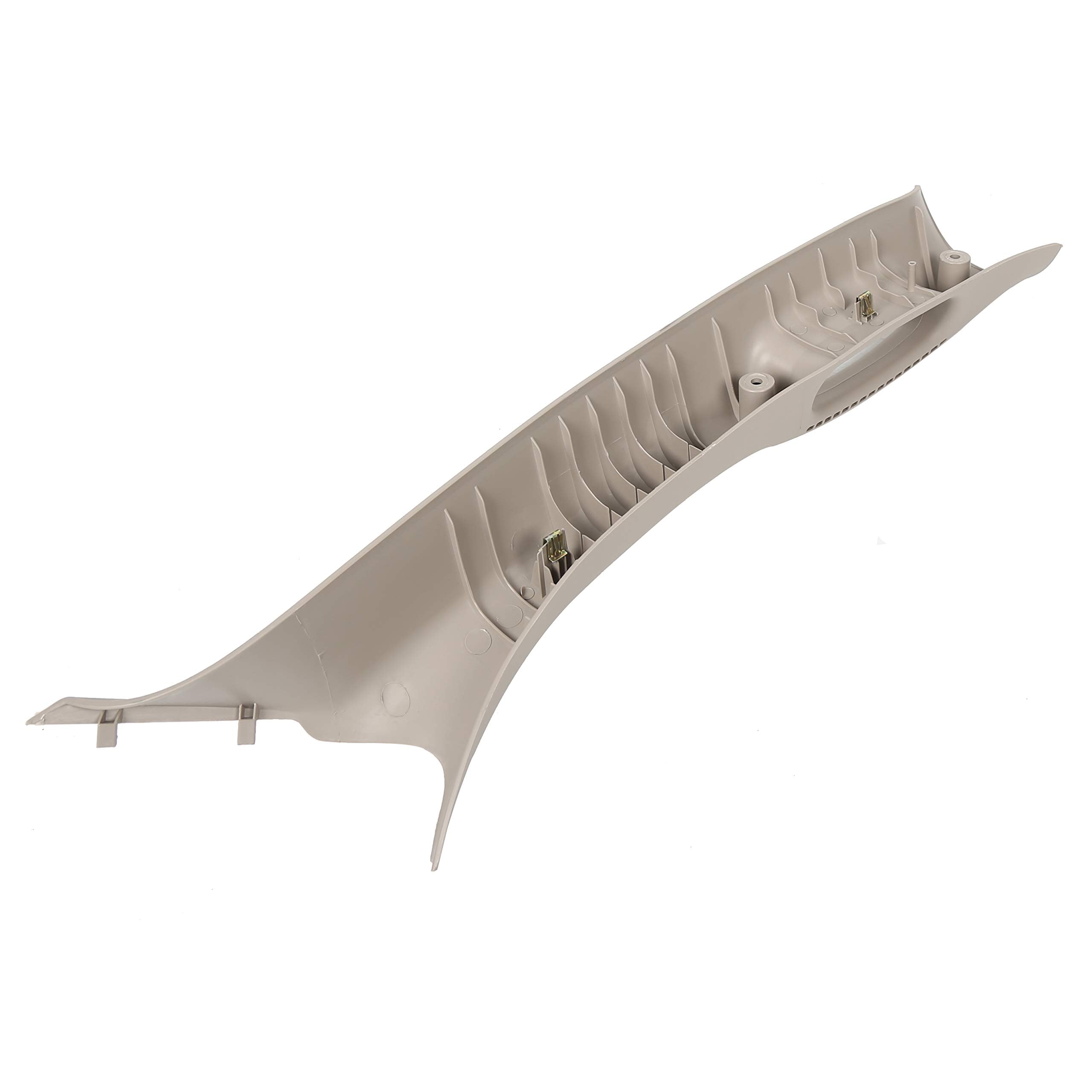 HECASA A Pillar Grab Handle Trim for 2002-2010 Dodge Ram 1500/2500/3500, Left, Gray, Plastic, Model 1TE75BD1