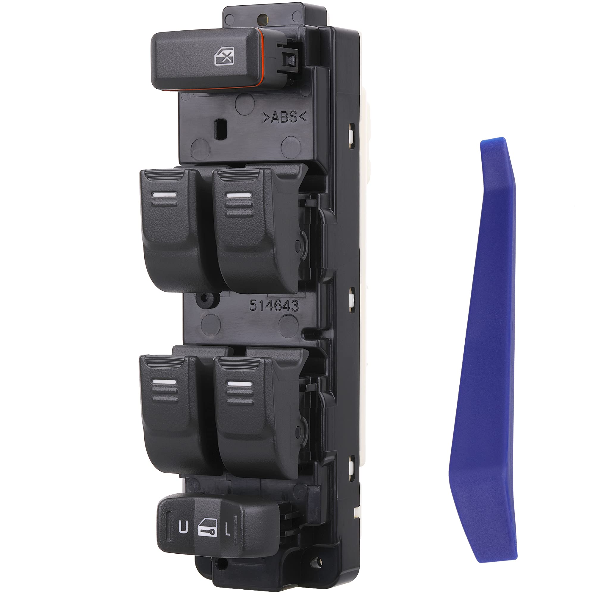 Obaee 25779767 Driver Side Master Power Window Switch Compatible with 2004-2012 Chevy Chevrolet Colorado / 2004-2012 GMC Canyon 