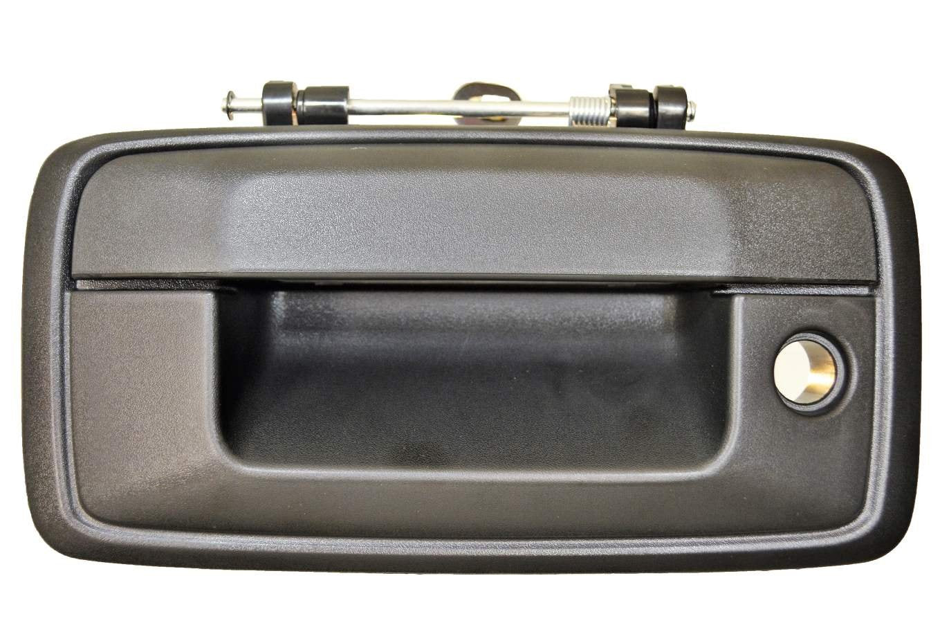 PT Auto Warehouse GM-3550A-TG - Tailgate Handle, Textured Black - Without Camera Hole (Replaces 84203908, 84016229, 23487213)