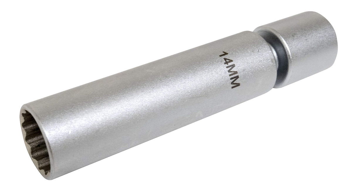 Lisle 63080 14Mm Swivel 12 Pt. Spark Plug Socket