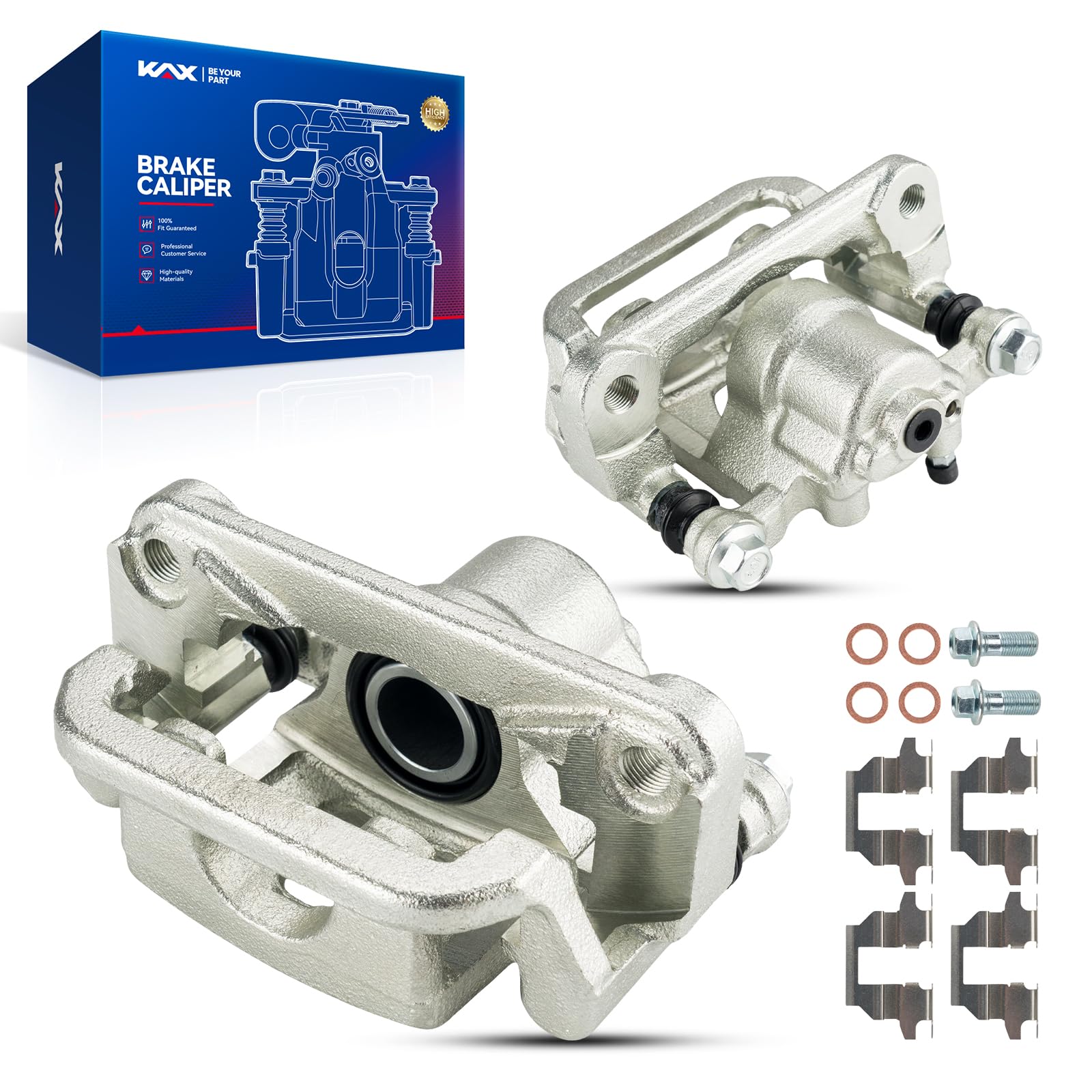 Kax Rear Brake Caliper 19B2780A+19B2781A Compatible For Altima 2007-2012, Maxima 2007-2008, Replacement Brake Caliper