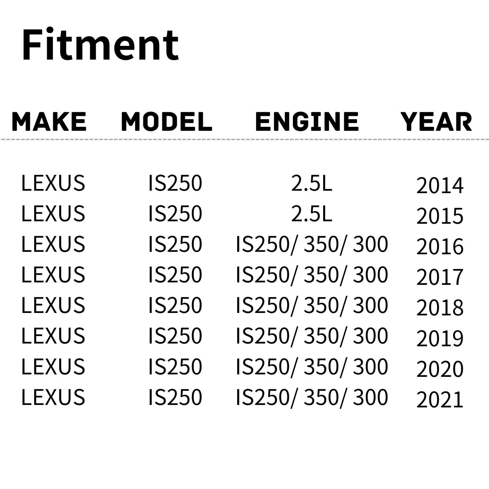 TYG OE Replacement(CAPA Quality) Cooling Fan Extra Silent for 2014-2015 Lexus IS250 2.5L | 16711-31600 | LX3115131 | 620-497