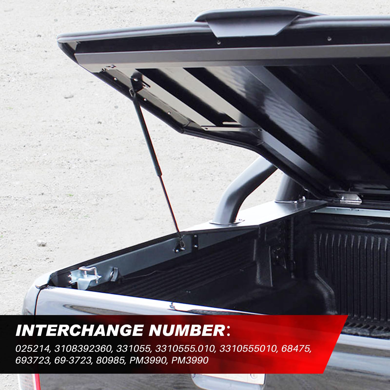 Iaqwe 28Inch 150 Lb Gas Struts Shock Pm3990 Spring Lift Support For Tonneau Cover Heavy Duty Undercover Truck Rv Bed Cover Floor