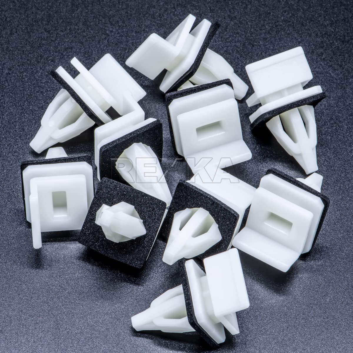 Rexka 10Pcs Rocker Panel Moulding Clip For Honda Acura 91513-Sm4-000 Accord, Civic, Civic Del Sol, Cr-V, Element, Odyssey, Pilot