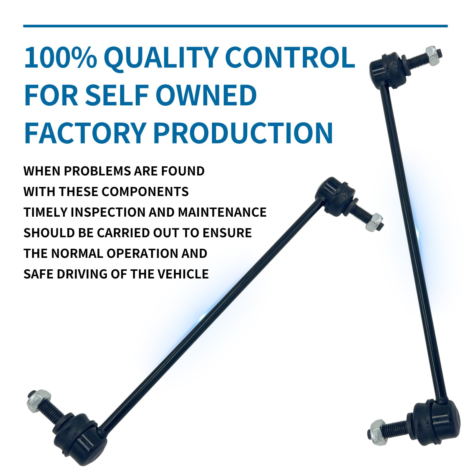 Xcpmc Front Sway Stabilizer Bar End Link 2 Pcs Left & Right|Replacement For Buick Enclave Chevrolet Traverse Gmc Acadia Acadia L