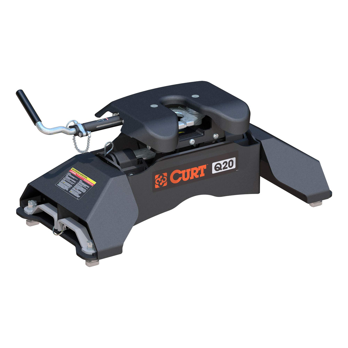 Curt 16035 Q20 5Th Wheel Hitch, 20,000 Lbs, Select Ford F-250, F-350, F-450, 8-Foot Bed Puck System