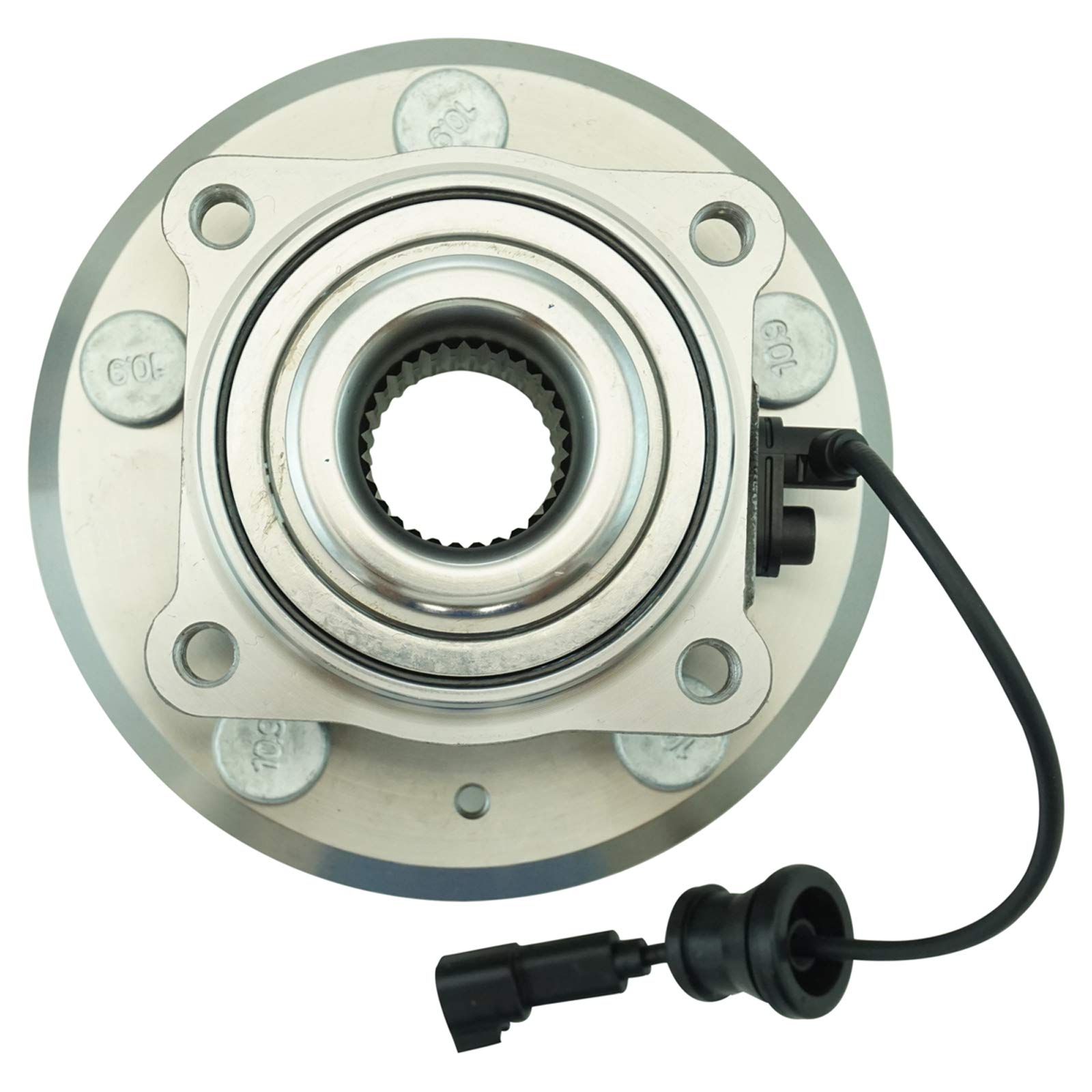 Trq Rear Wheel Hub Bearings Assembly Set Compatible With 2010-2017 Chevrolet Equinox Gmc Terrain