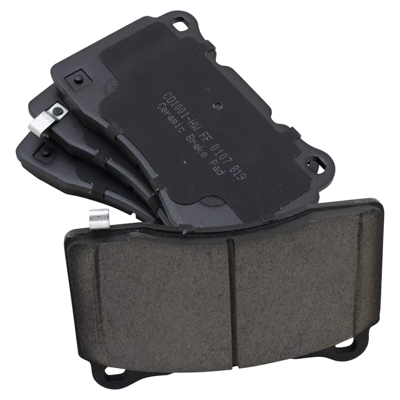 TRQ Front Posi Ceramic Brake Pad Kit Set for ATS/CTS / G8 / Genesis Coupe/GT/Impreza/Lancer Evolution/Mustang/Regal / S60 / STS
