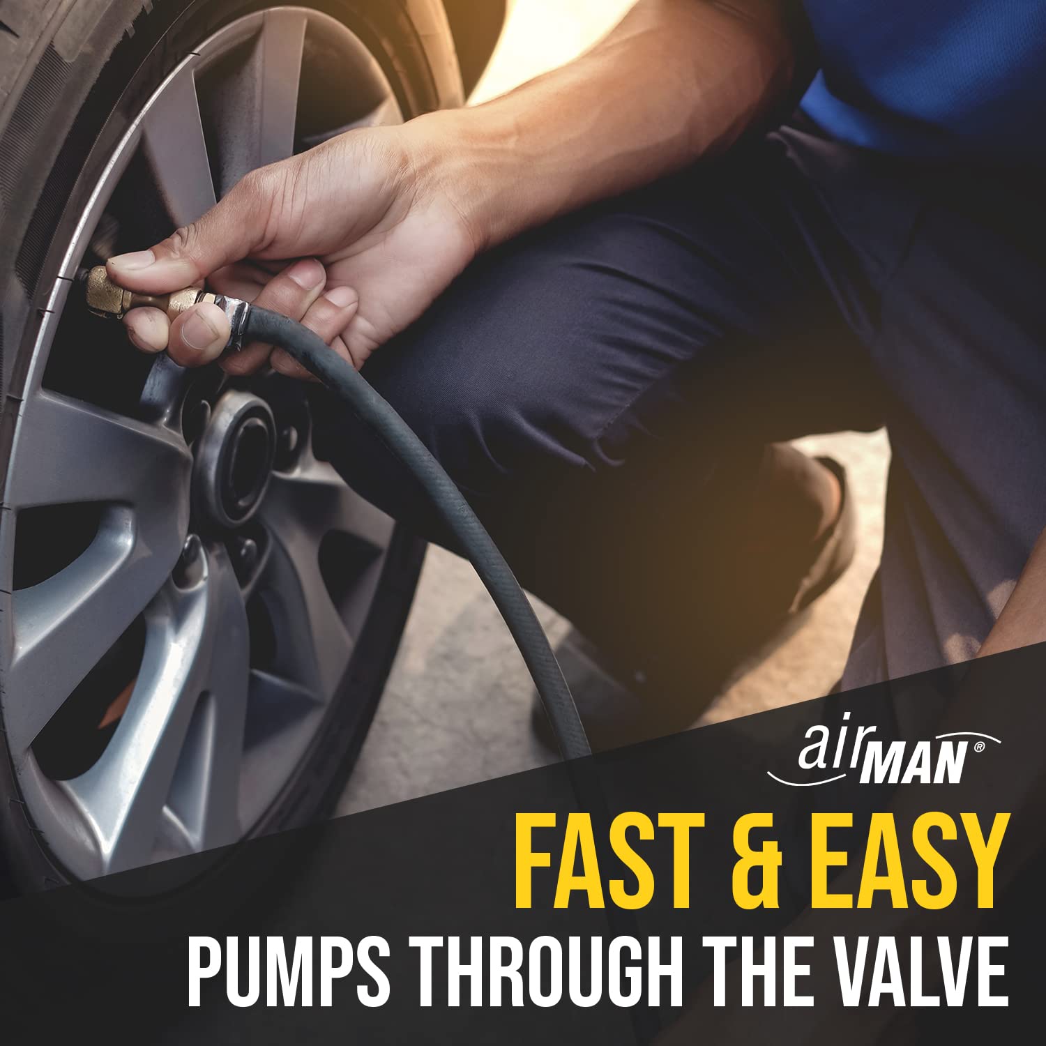 Airman 65-005-001 Atvt Hb Tyre Repair Sealant 450 Ml-Assorted Hose(Red/Black)