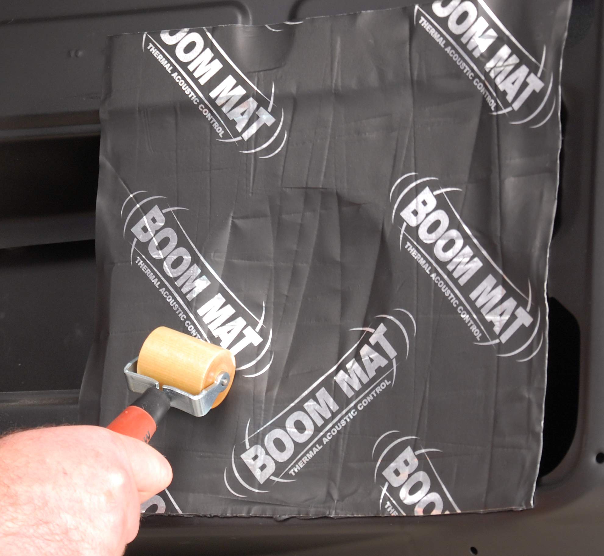 Design Engineering 050330 Boom Mat Speaker Baffles, 6.5" Round (Pack Of 2), Black