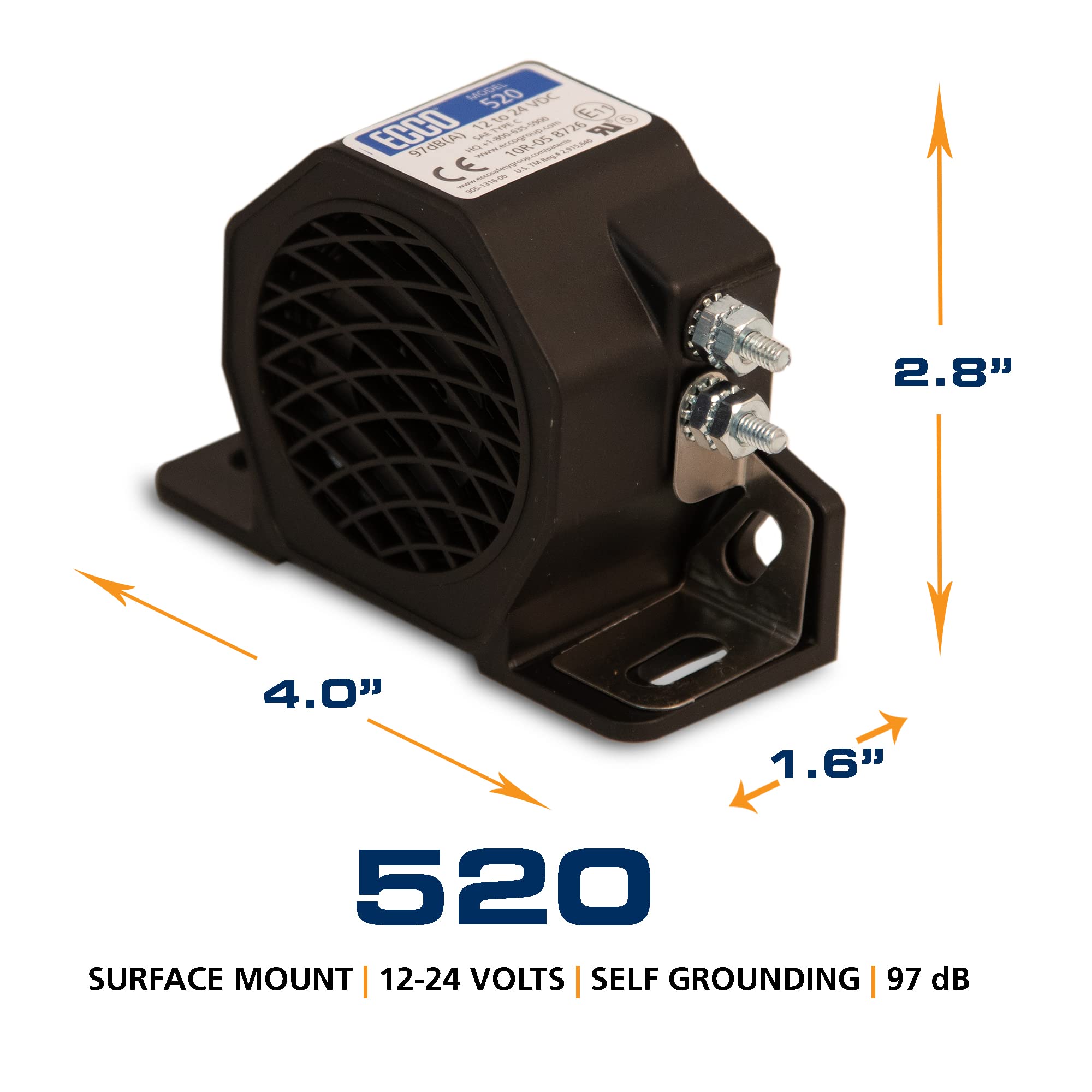 Ecco 520 Back-Up Alarm