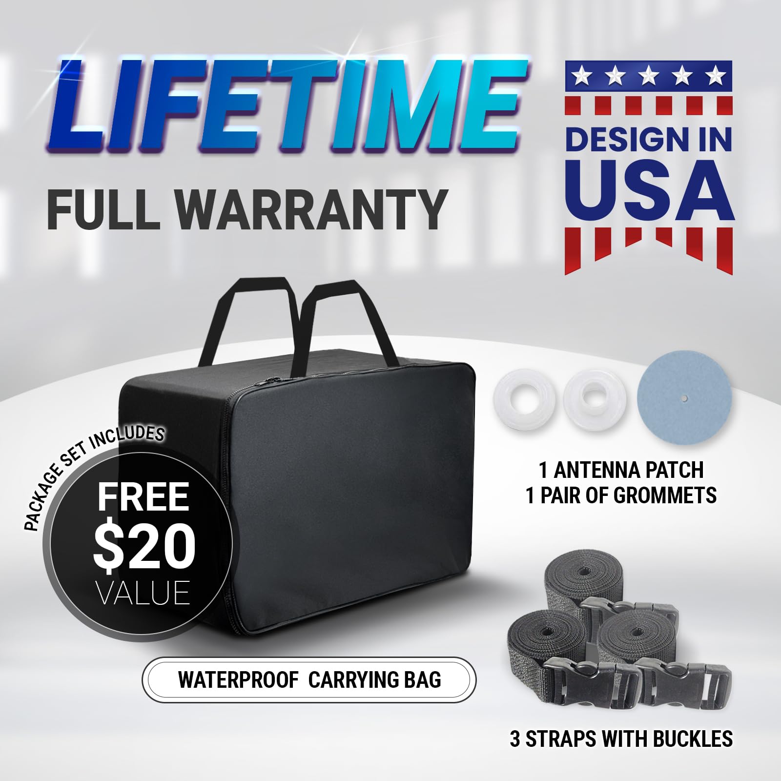 iCarCover Premium Plus Truck Cover Waterproof All Weather Rain Snow UV Sun Protection, F-150 250, C/K 3500, Silverado, Ram, Tund