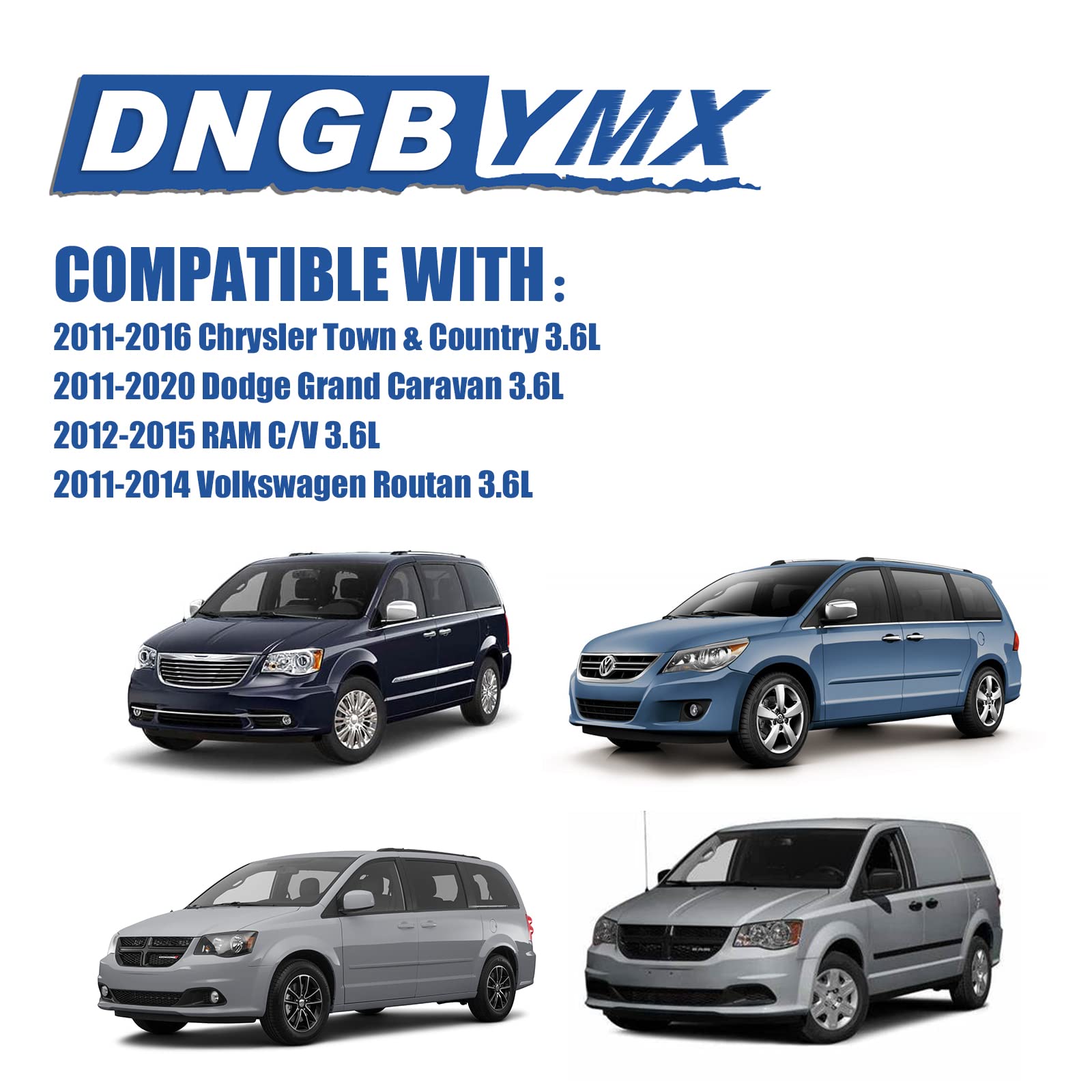 Engine Motor Mount Set Compatible With Chrysler Town & Country 2011-2016 3.6L Dodge Grand Caravan 2011-2020 3.6L Ram C/V 2012-2015 3.6L Vw Routan 2011-2014 3.6L Replace # A5665 A5480 A5589 A5577