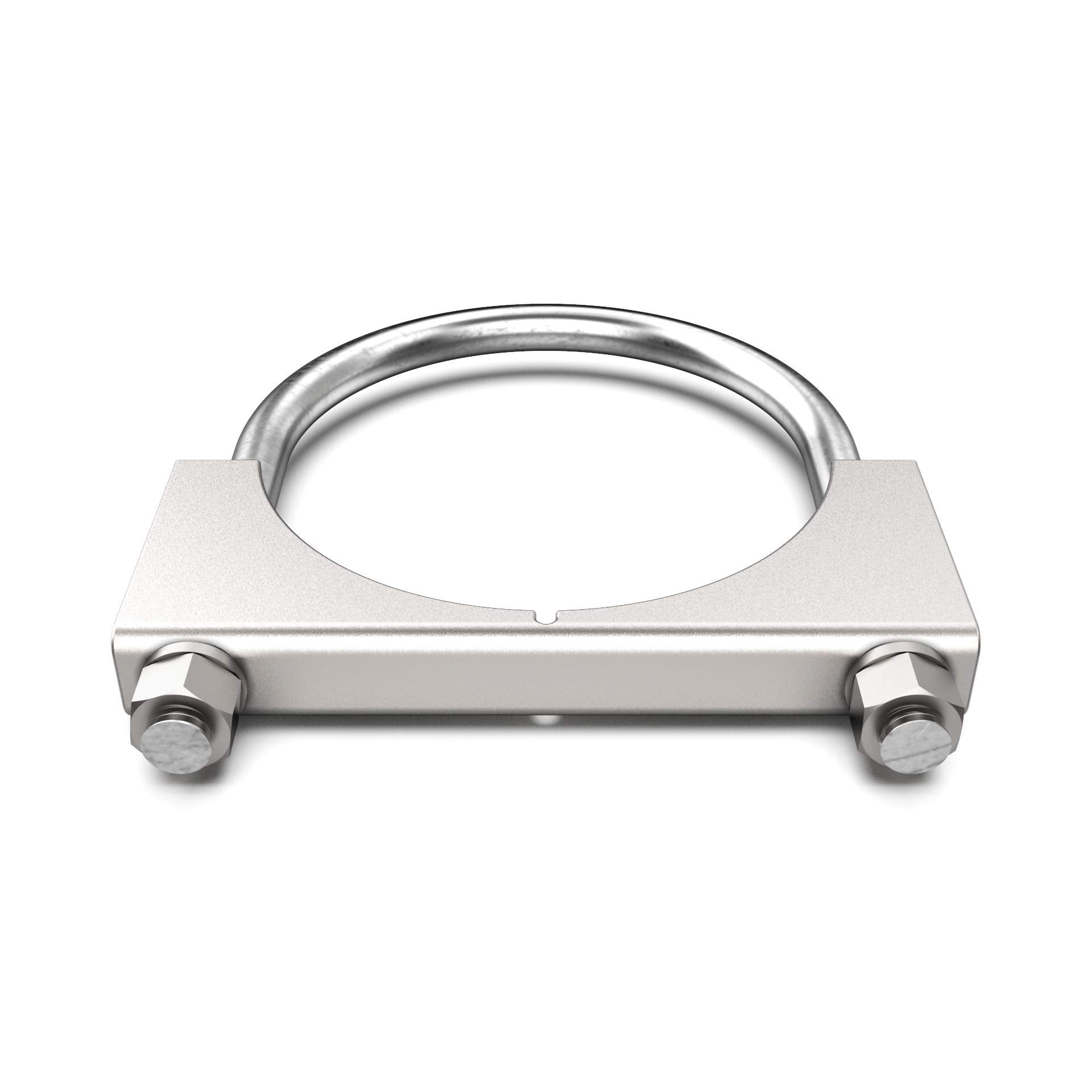 Heavy Duty Saddle Style U-Bolt Muffler Clamps With Anti-Rust Coat And Multiple Uses (2 3/4)