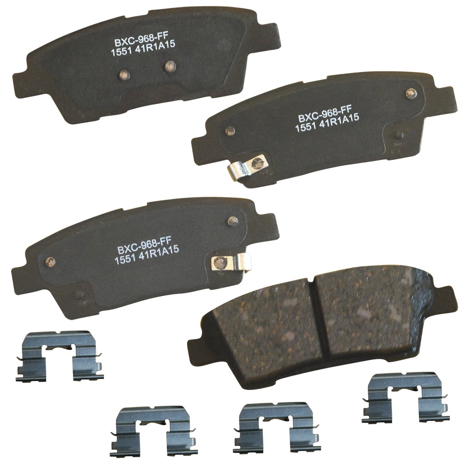 Bendix Premium Sbc1551 Ceramic Rear Brake Pads For Genesis G80 2017, Hyundai Genesis 2016-2010, Kia K900 2017-2015