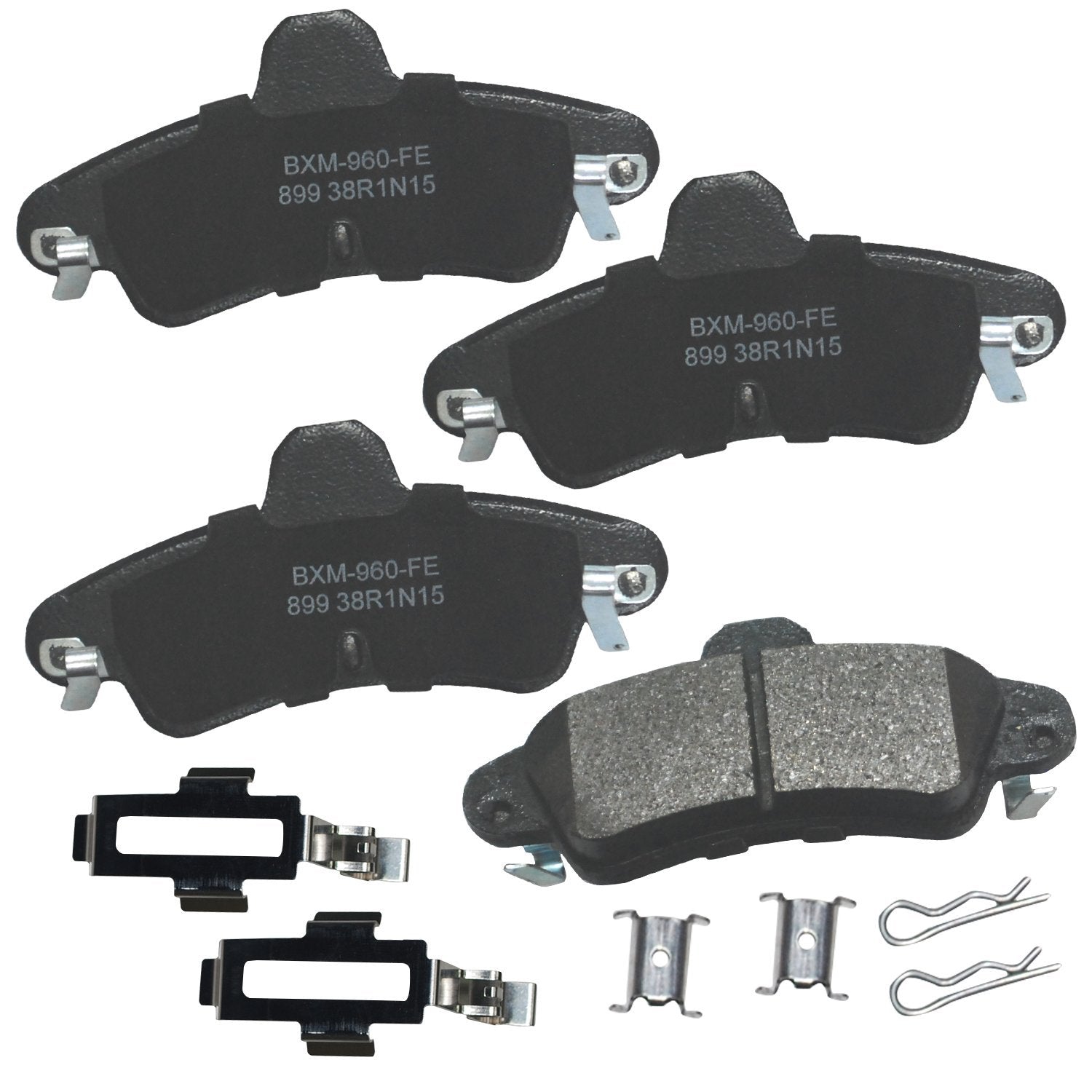 Bendix Premium Sbm899 Semi-Metallic Rear Brake Pads For Mercury Cougar 2002-2001