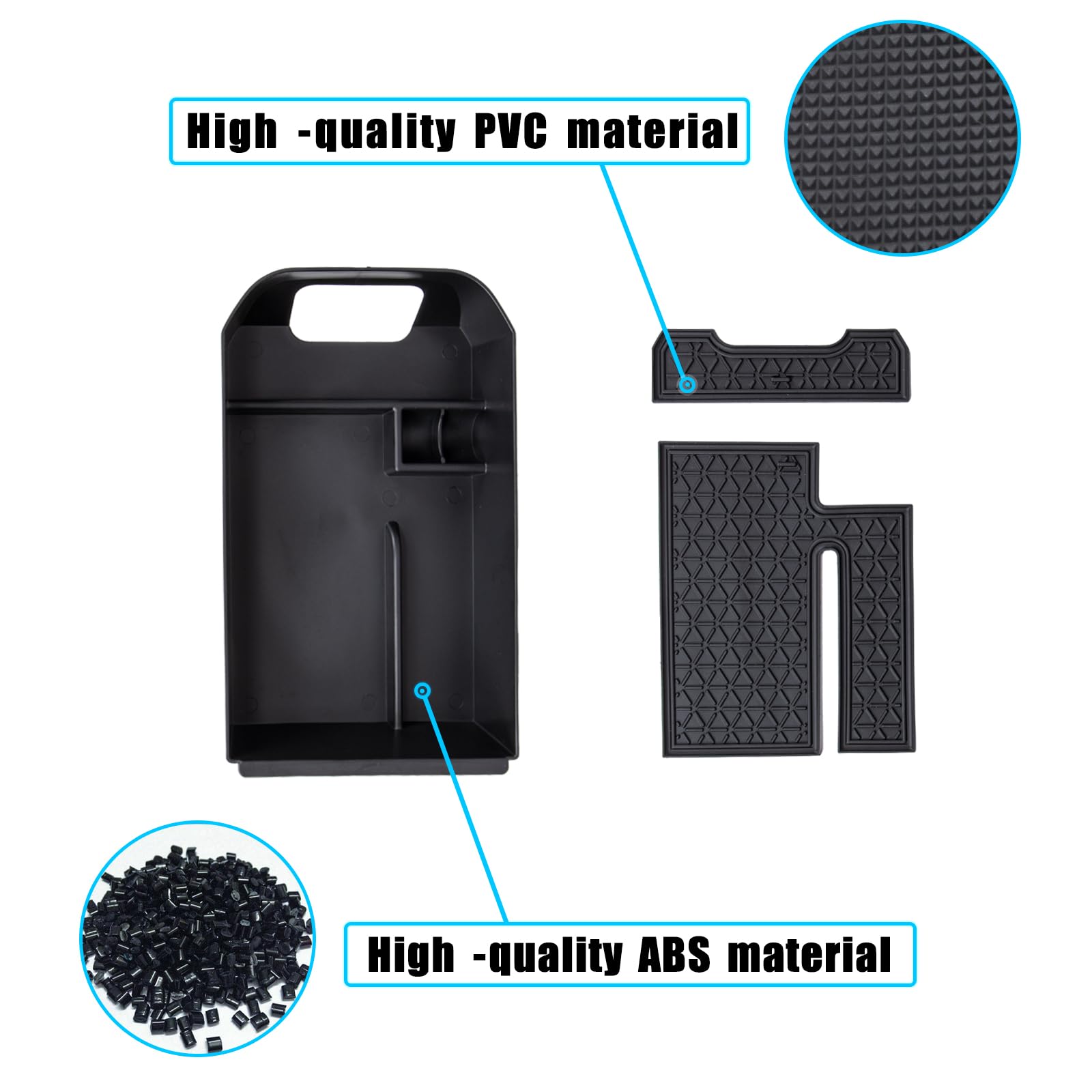 Neepiar Center Console Organizer Tray Compatible With Toyota Rav4 2025 2024 2023 2022 2021 2020 2019 Armrest Storage Box Insert