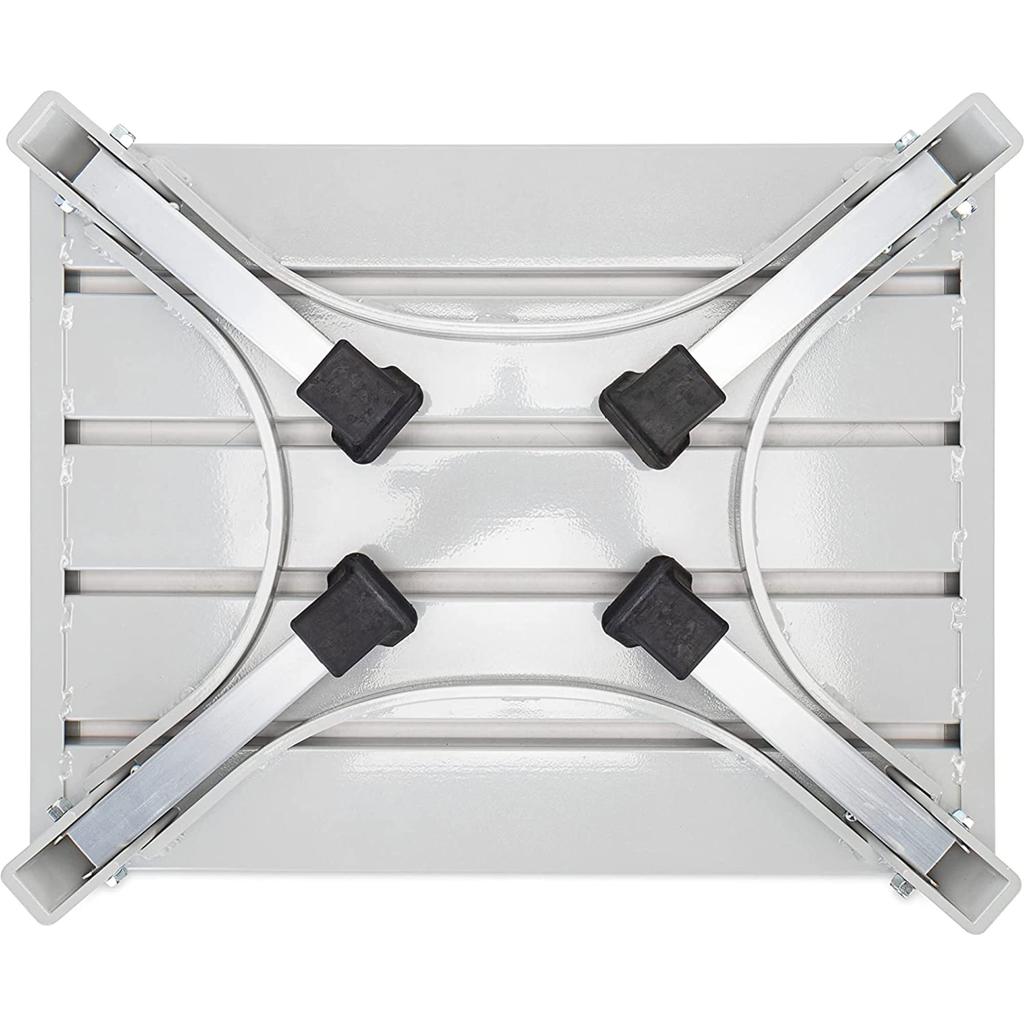 Camco 43677 Fixed Height Aluminum Platform Step, Supports Up To 1,000Lbs, Includes Non-Slip Rubber Feet