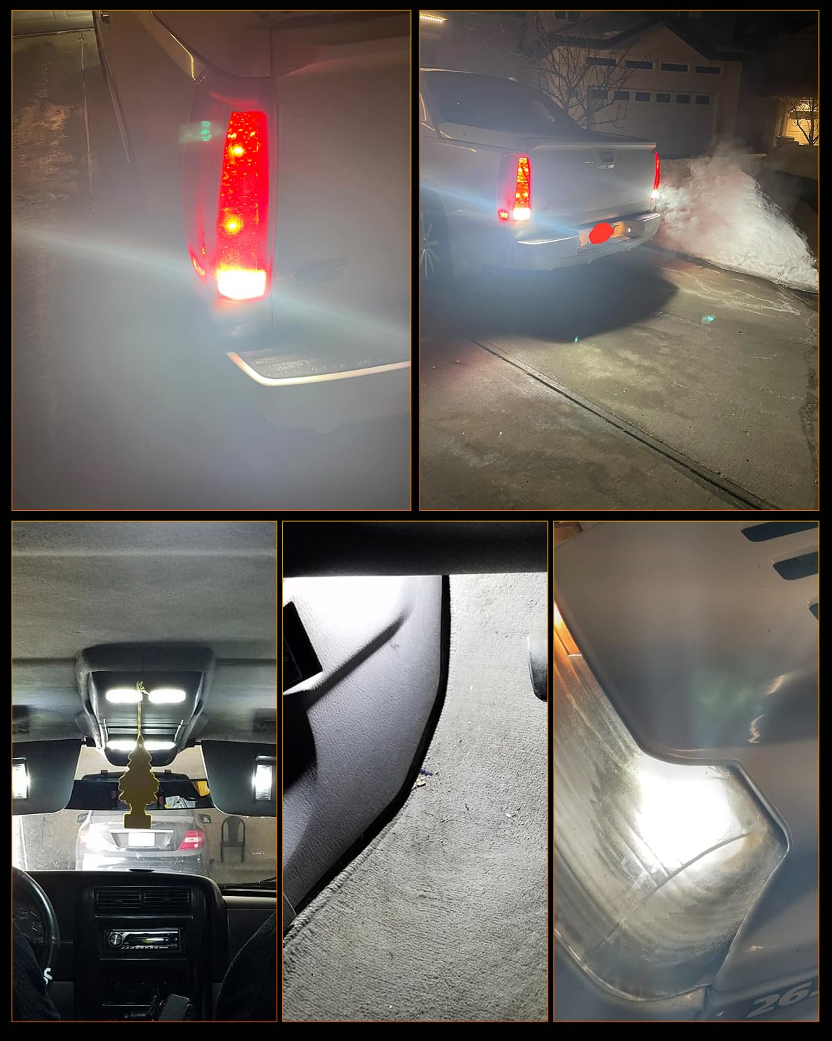 Luyed 1156 Led Bulb 1200 Lumens Extremely Bright 1141 1003 7506 Led Bulbs Used For Backup Reverse Lights,Xenon White,Pack Of 2