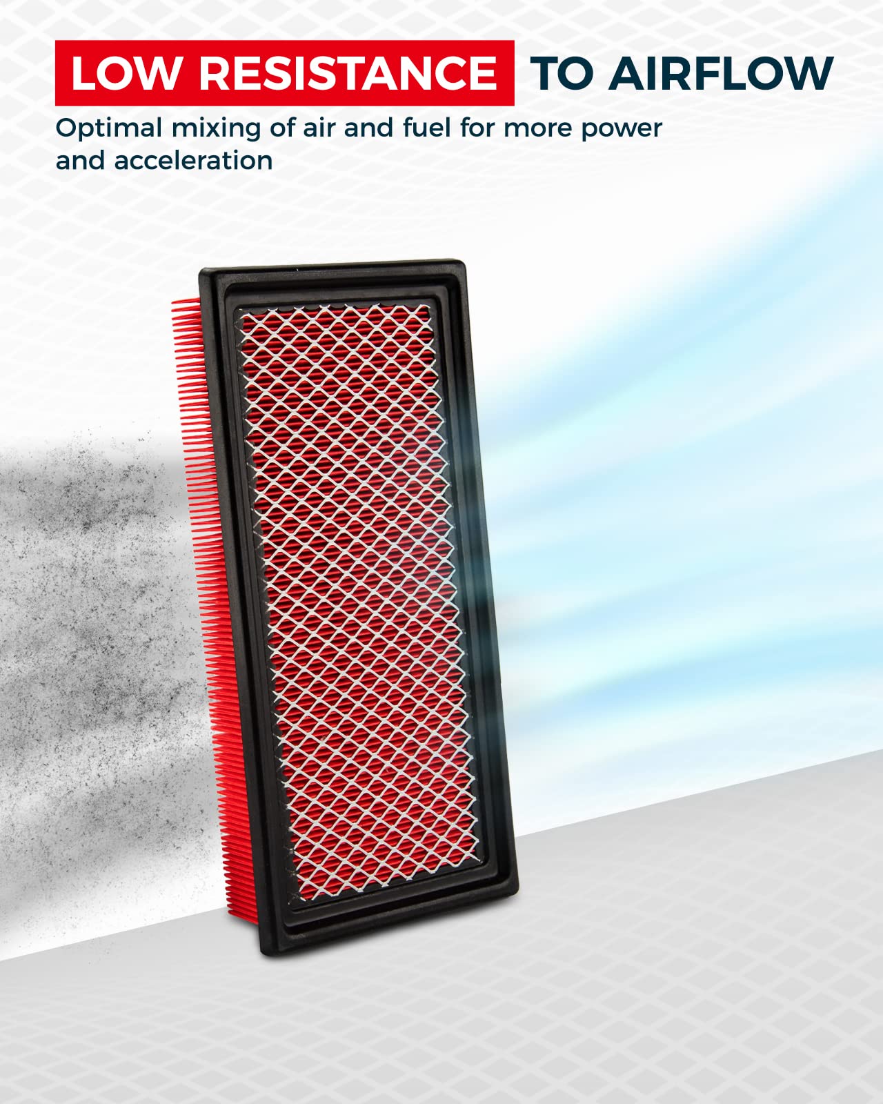 Kax Premium Engine Air Filter, Gaf031 (Ca10242) Replacement For Explorer, Edge, Flex, Fusion, Taurus, Mks, Mkt, Mkx, Mkz, Mzd6,