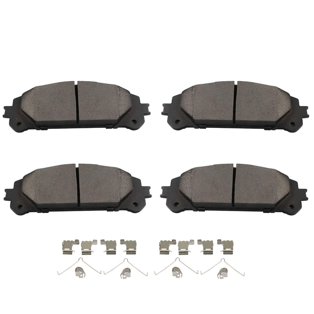 Scitoo D1324 Front Ceramic Brake Pads Sets W/Hardware Fit For Lexus 2010 2011 2012 2013 2014 2015 2016 2017 2018 2019 2020 2021