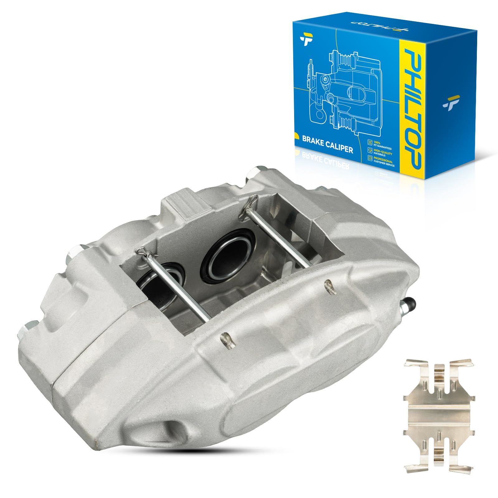 Philtop Brake Caliper Front Left Compatible With 2008-2013 G37, 2014-2019 Q50, 2009-2019 370Z, 2014-2018 Q60, 2014-2019 Q70, 201