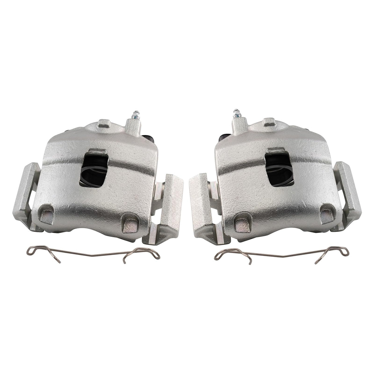 Trq Rear Brake Caliper Set Compatible With 2018 Fiat 500X 2018-2020 Jeep Compass Renegade