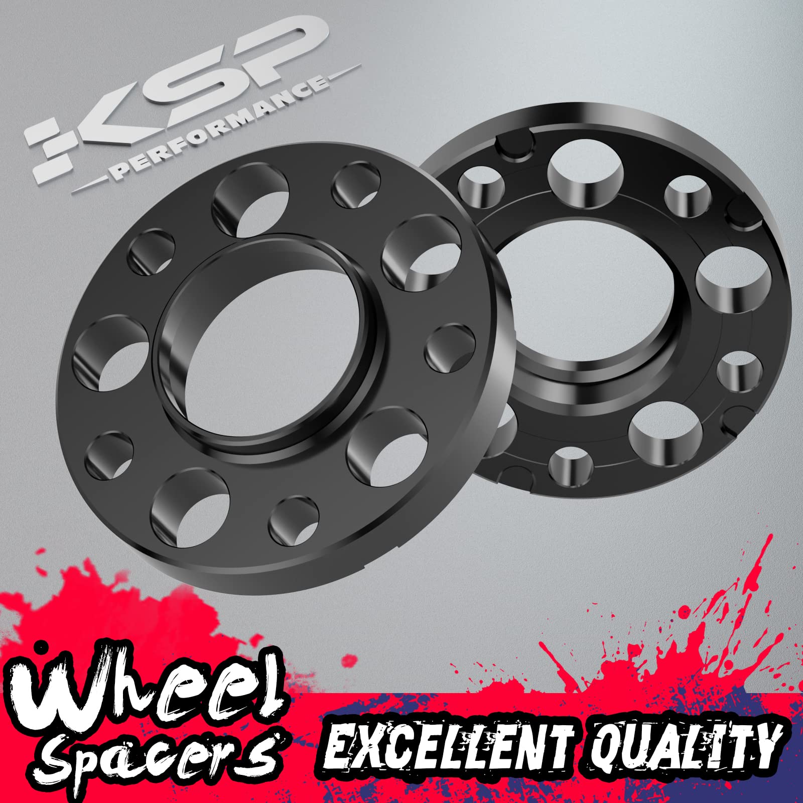 Ksp Hubcentric Wheel Spacers 5X120Mm, 20Mm Thread Pitch M12X1.5 Hub Bore 72.56Mm Forged Spacers For E82, E88 E36 E30 E90, E91, E92, E93 E28, E34 E23, E32, W38 E31, 2 Years Warranty (5 Lug)