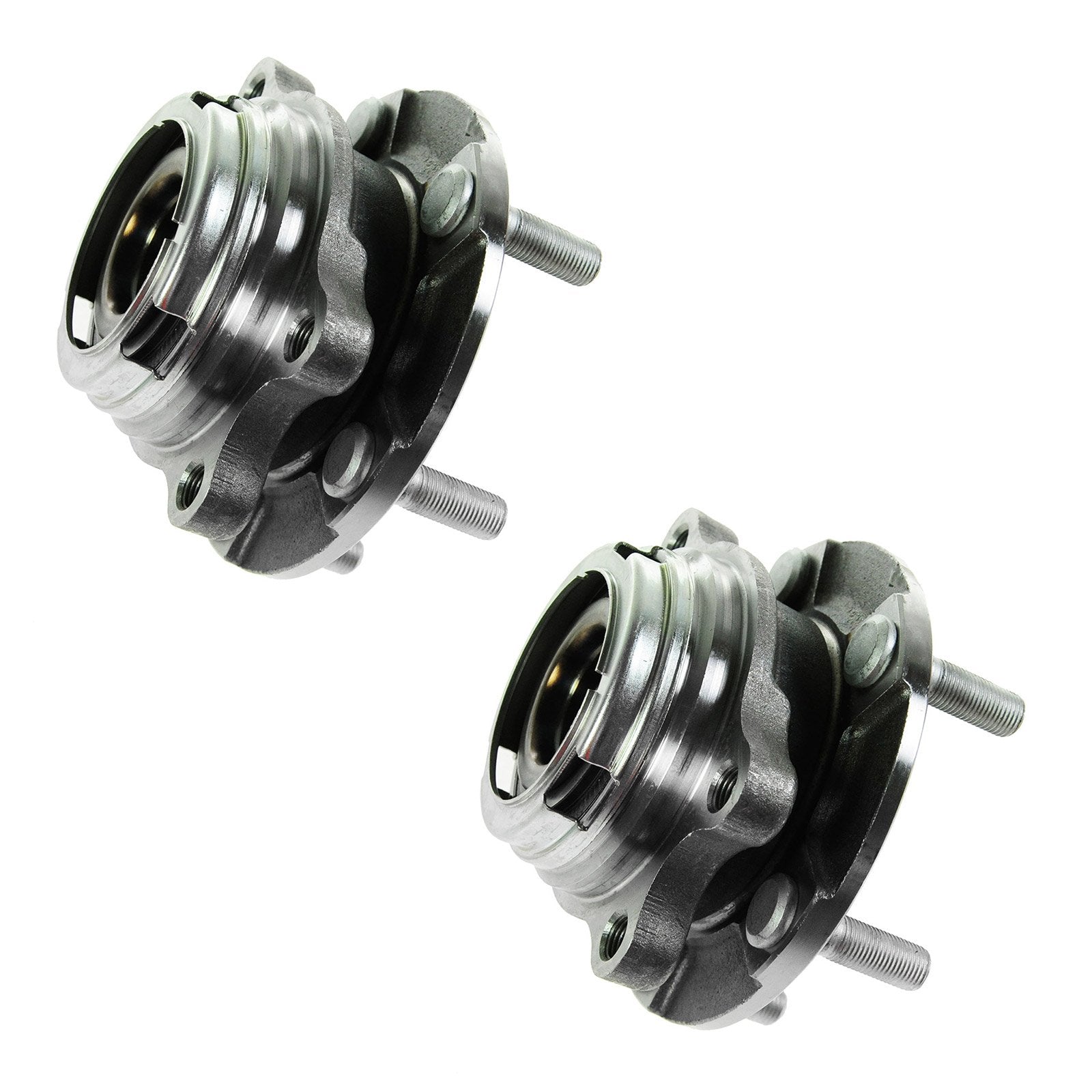 Trq Front Wheel Hub Bearings Assembly Set Compatible With 2007-2012 Nissan Altima