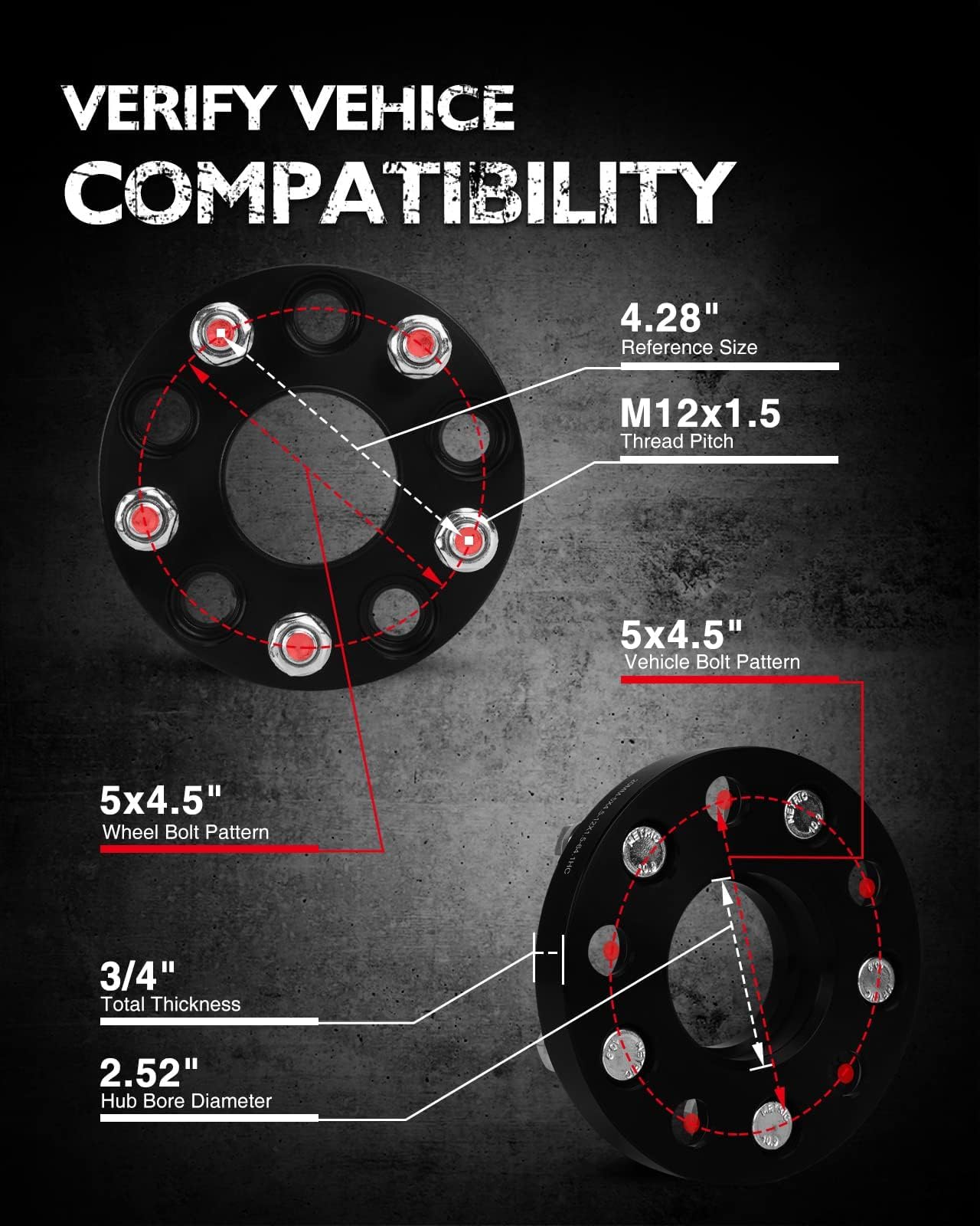 Kax 5X4.5 Wheel Spacers,20Mm 5 Lug Hub Centric Wheel Spacers Fit For Accord, Civic, Cr-V, Pilot, Odyssey, Element, Tsx, Tl, Rdx,