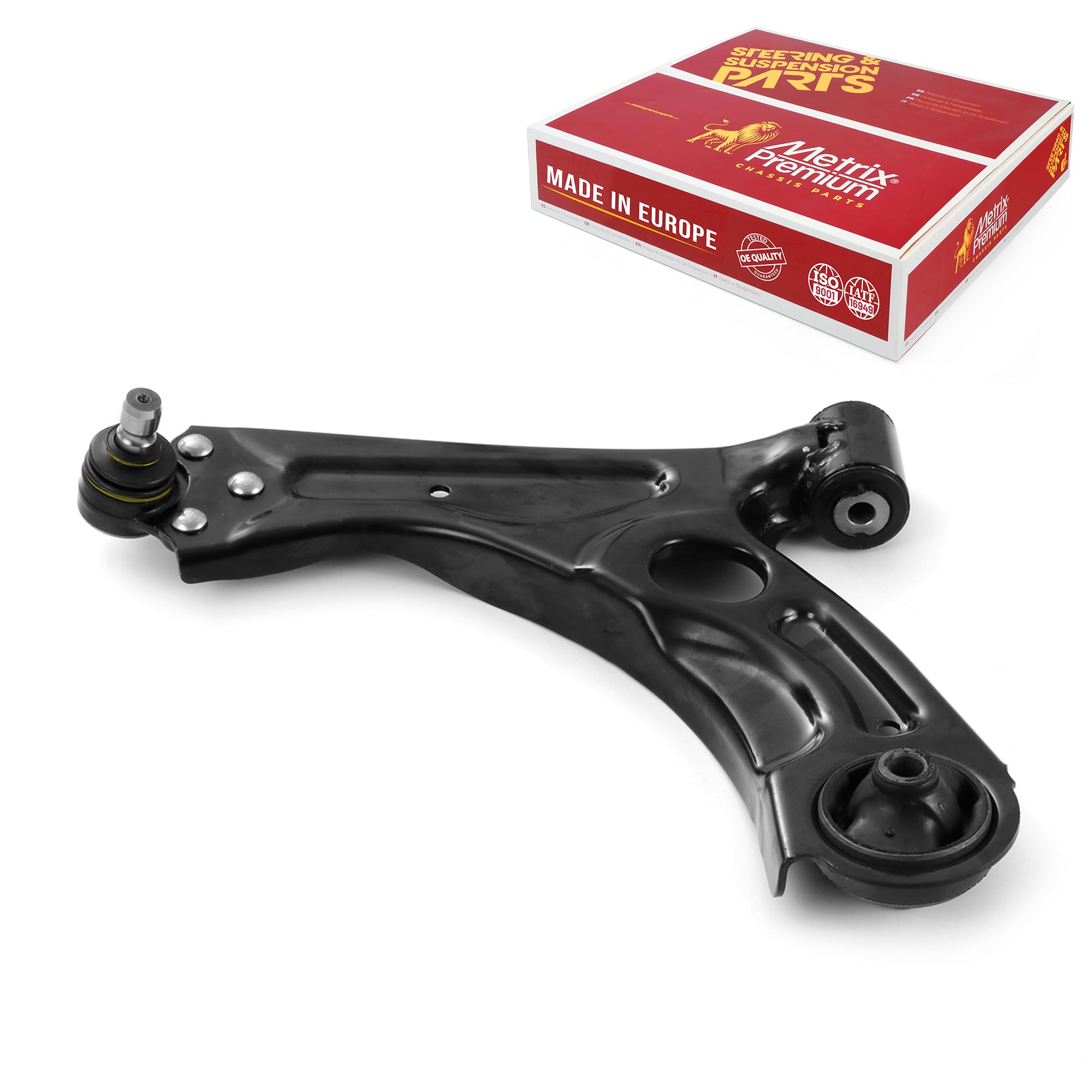 Metrix Premium Chassis Parts - Front Left Lower Control Arm W Ball Joint & Bushing Assembly Fits 2012-2020 Chevrolet Sonic, Repl