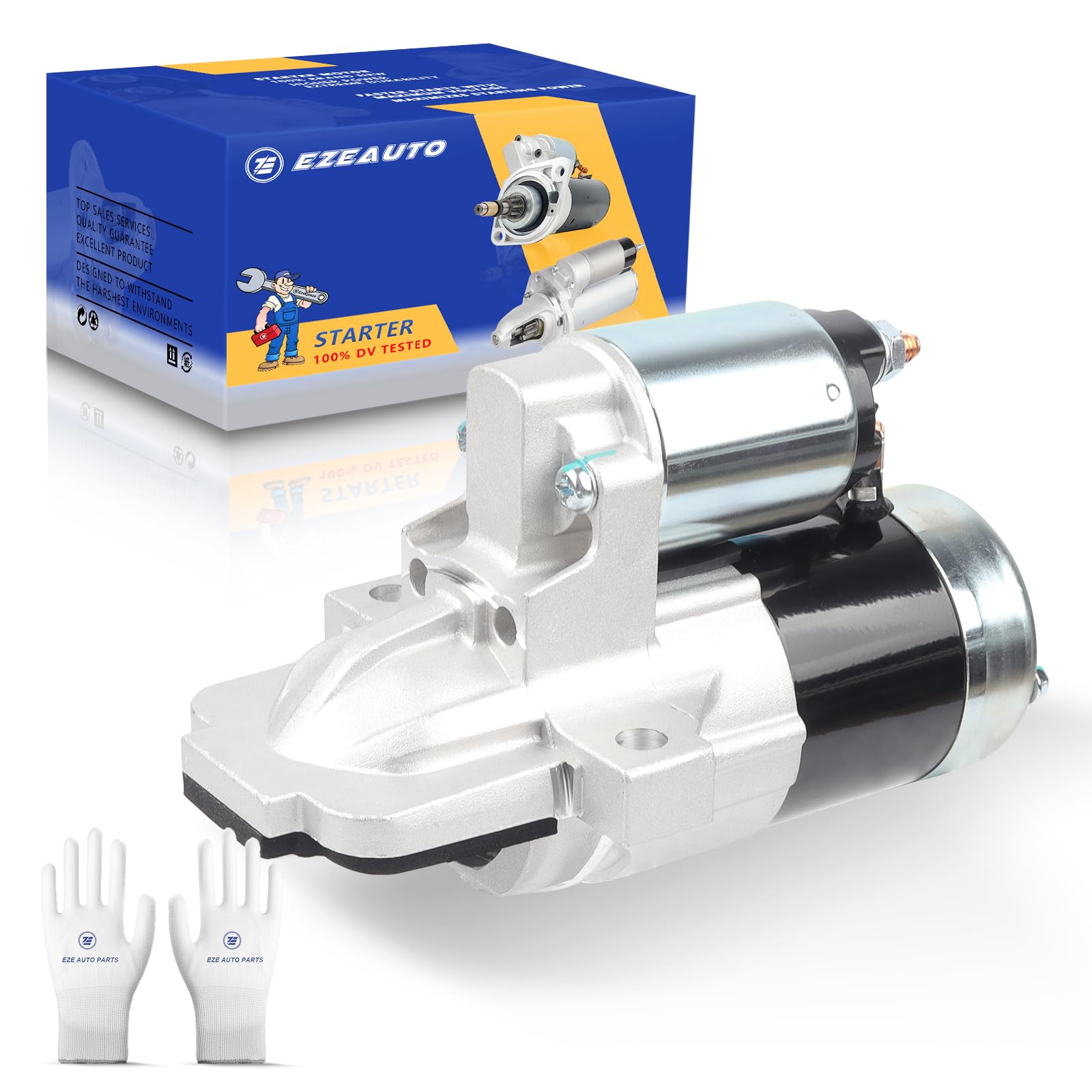 Ezexpreze Starter Motor Compatible with Ford Explorer 13-15, Escape 13-17, Fusion 12-16, Focus 11-16, Edge 13-18, Taurus 13-16 &