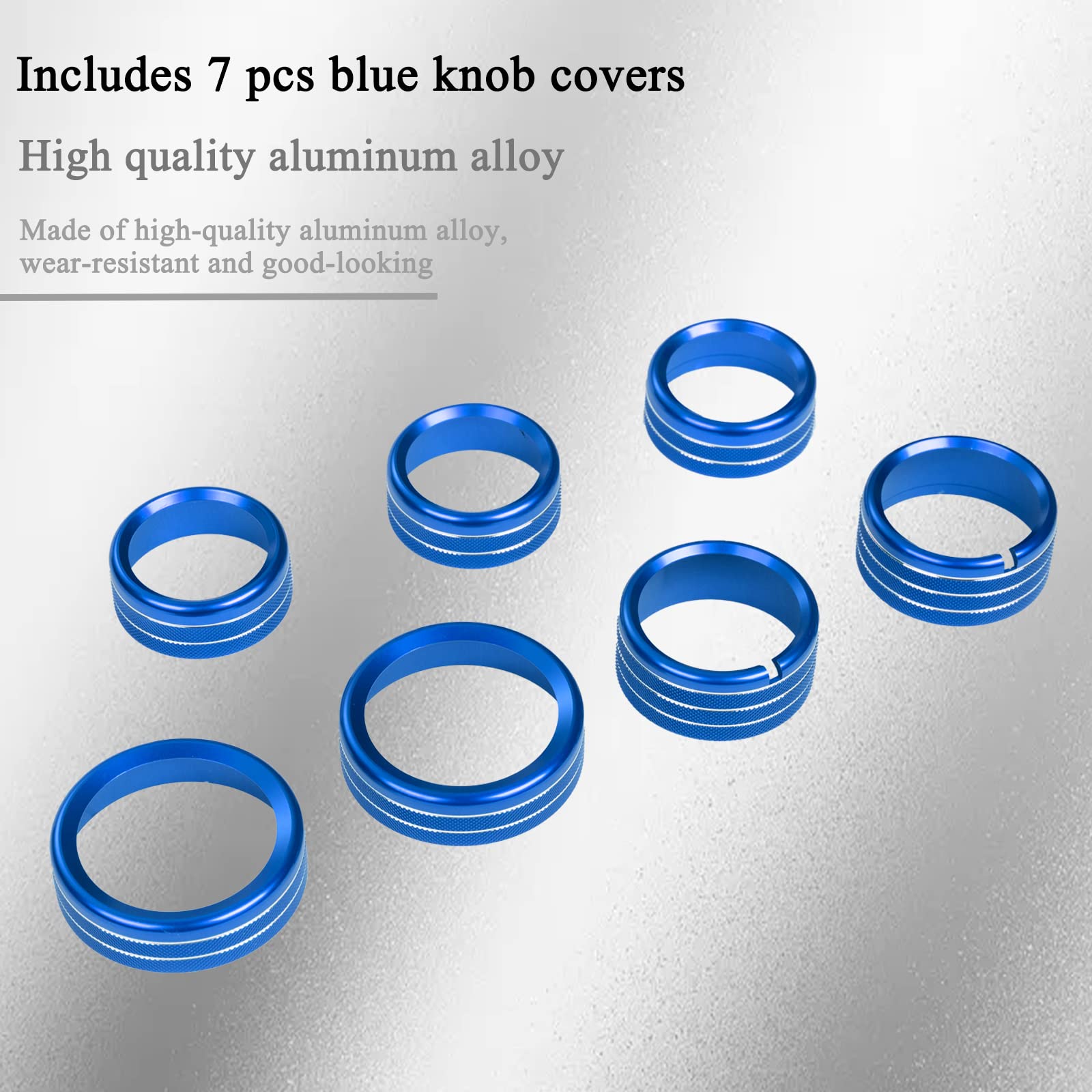 Jkcover Center Console Button Knobs Cover Compatible With 2014 2015 2016 2017 2018 Chevy Silverado/Gmc Sierra Air Conditioner Co