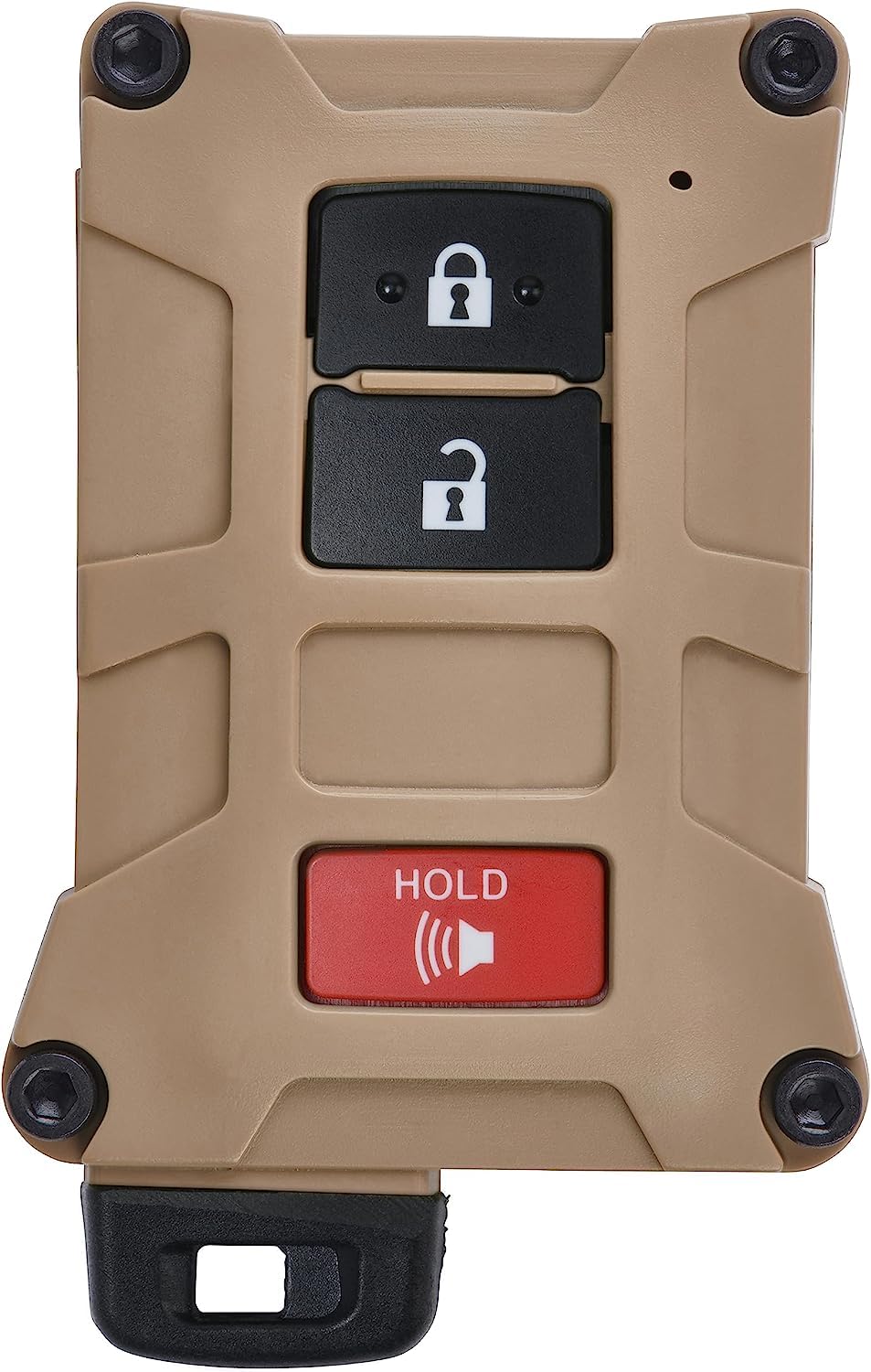 Ajt Design Replacement Key Fob Case For Toyota Tacoma, Tundra, 4Runner V1 - Custom Made In Usa (Color: Quicksand)