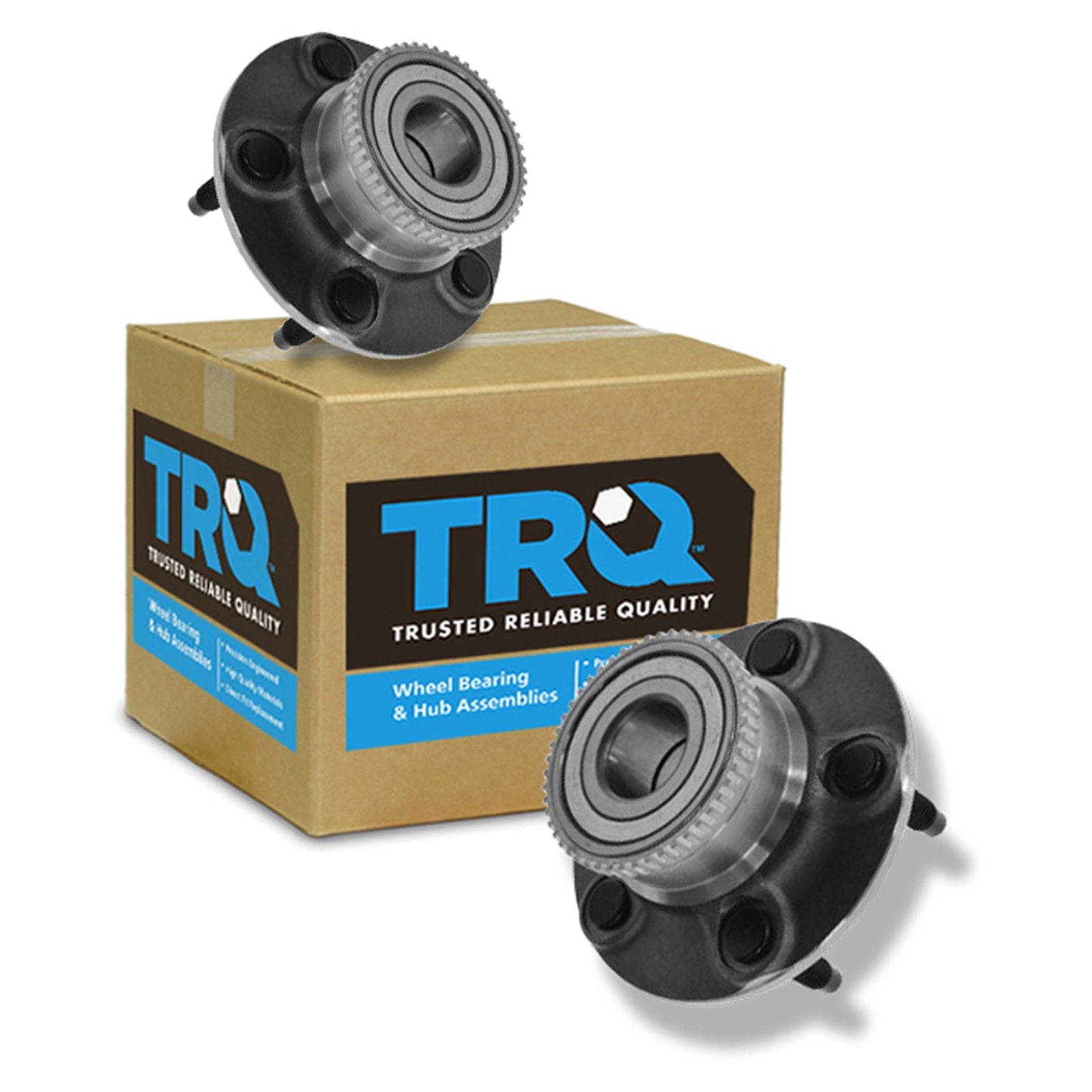 Trq Rear Wheel Hub Bearings Assembly Set Compatible With 2001-2007 Ford Taurus 2001-2005 Mercury Sable
