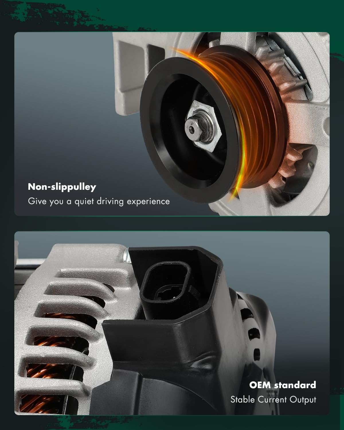 SCITOO Alternator Fits for Cadillac CTS V6 3.6L 08 09 2008-2009 - 12V 150Amp CW S6 Pulley Class, Replace OE 11369 104210-5390 10