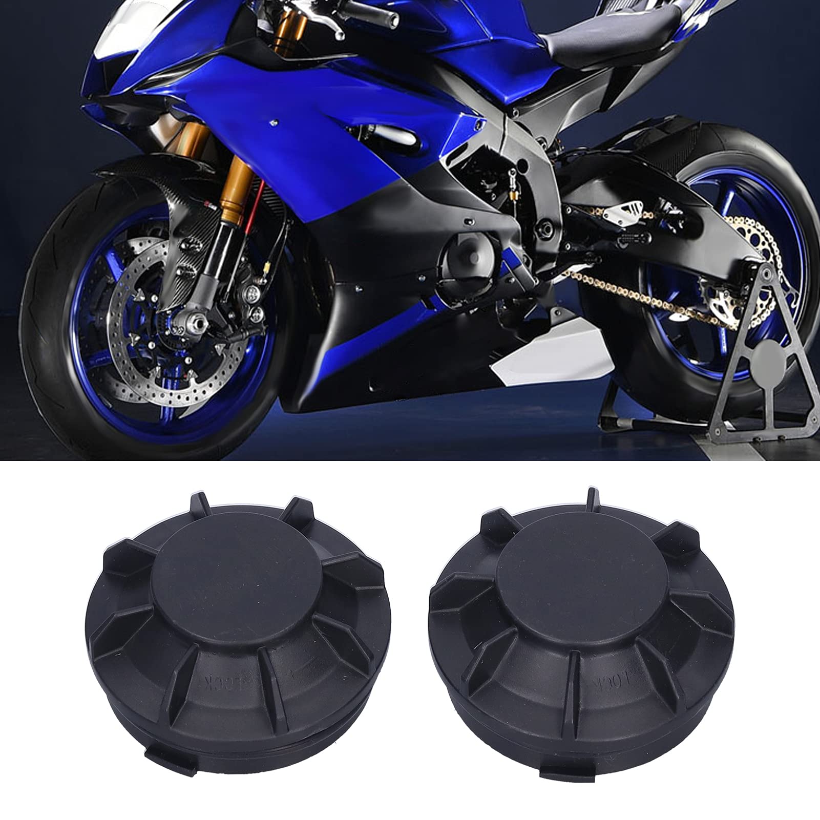 Keenso 1 Pair Rustproof Abs Plastic Headlight Tail Cover Waterproof Fit For Yzf R1/Yzf R6/Cbr600F/Cbr600Rr/Cbr900Rr Other Other Other