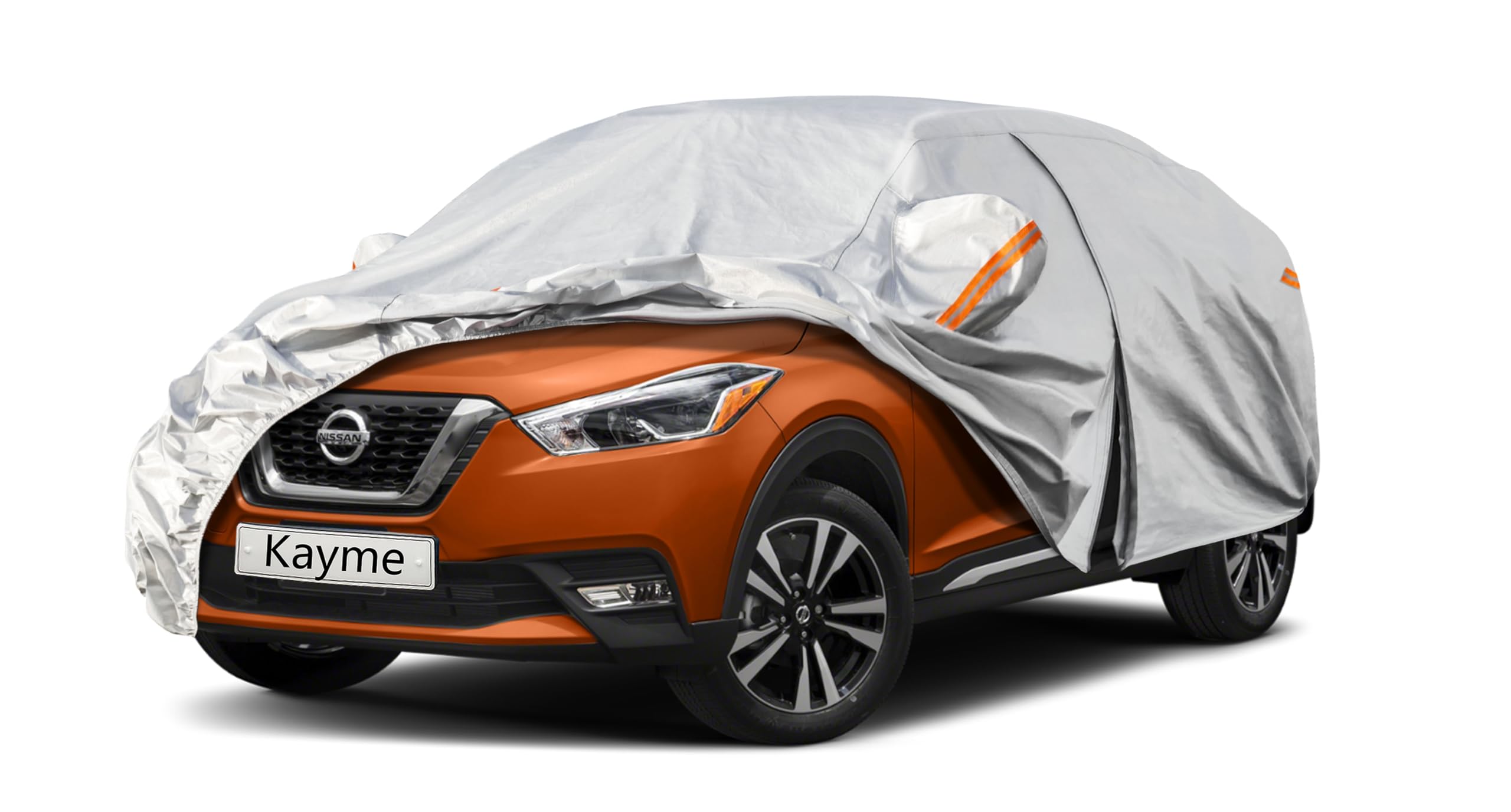 Kayme 6 Layers Suv Car Cover Custom Fit For Nissan Kicks (2017-2024) Waterproof All Weather For Automobiles, Outdoor Full Cover 